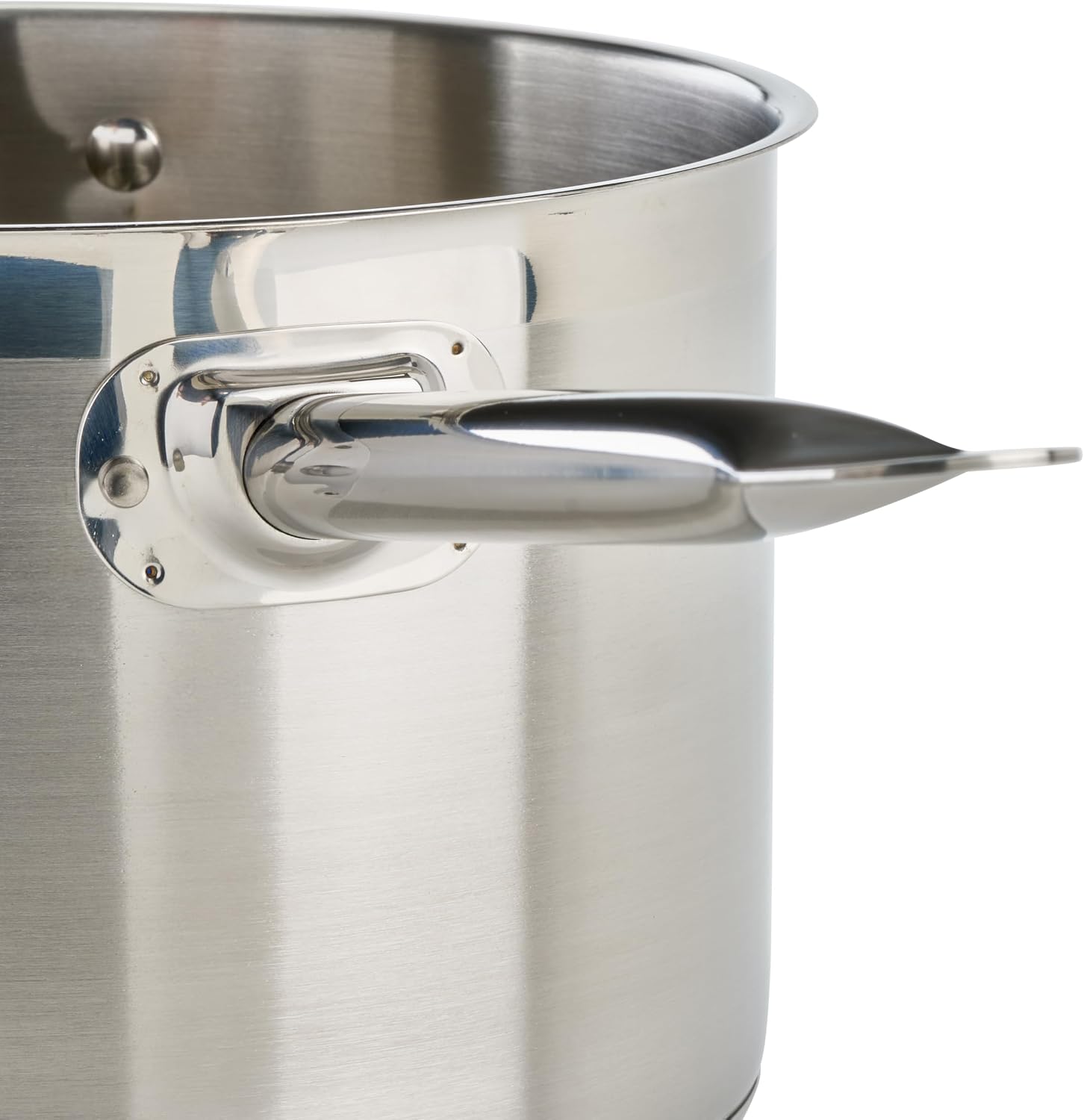 Winco 4 1/2 qt Heavy-Duty 4.5 qt Stainless Steel Sauce Pan with Cover | Even heat distribution, Secure riveted handle, Great for Cooking, Food Preparation and Restaurant Kitchens