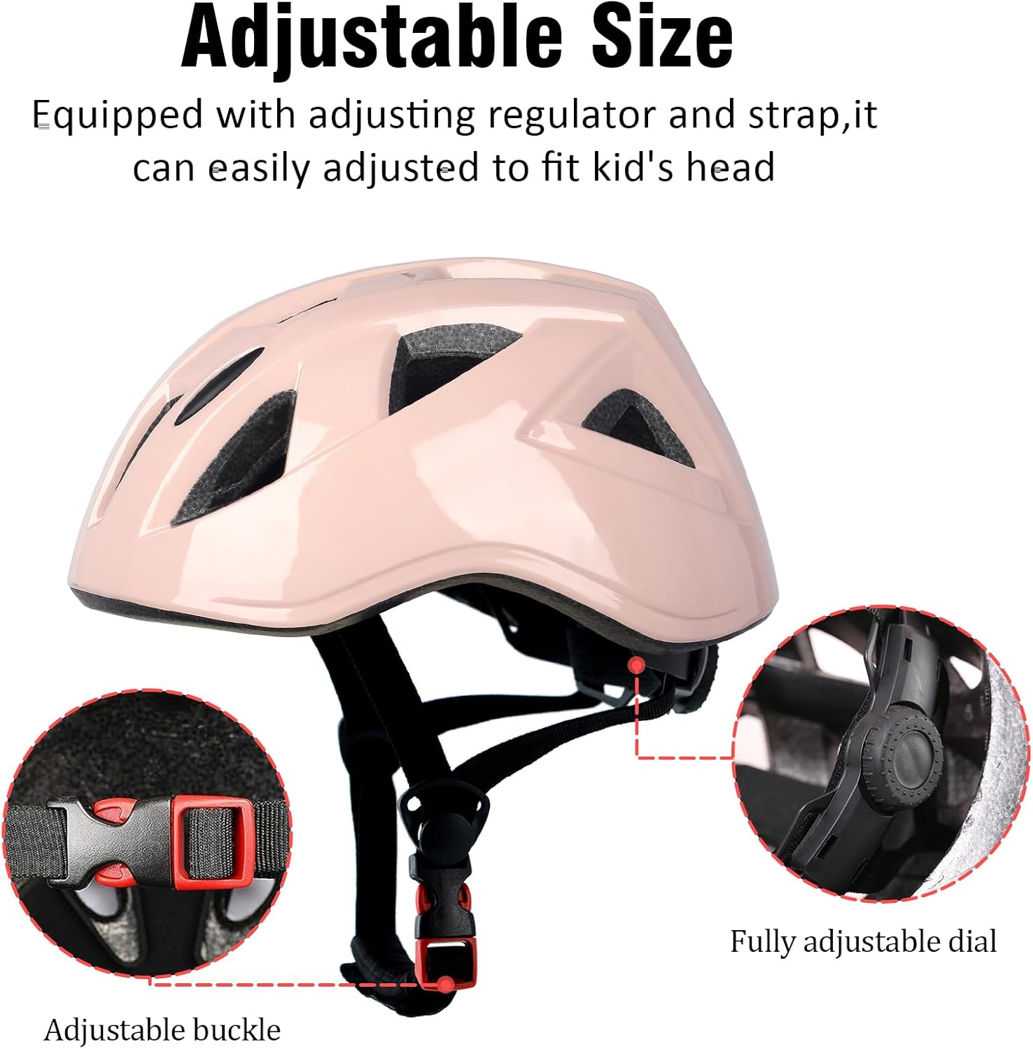 Kids Bike Helmet,2 Sizes for Youth Child Girls & Boys