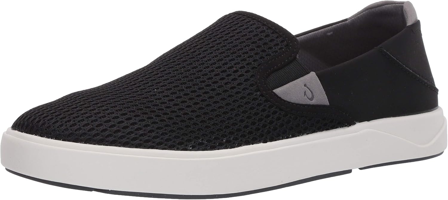 OluKai Lae'ahi Men's Slip On Shoes, Breathable Everyday Sneaker