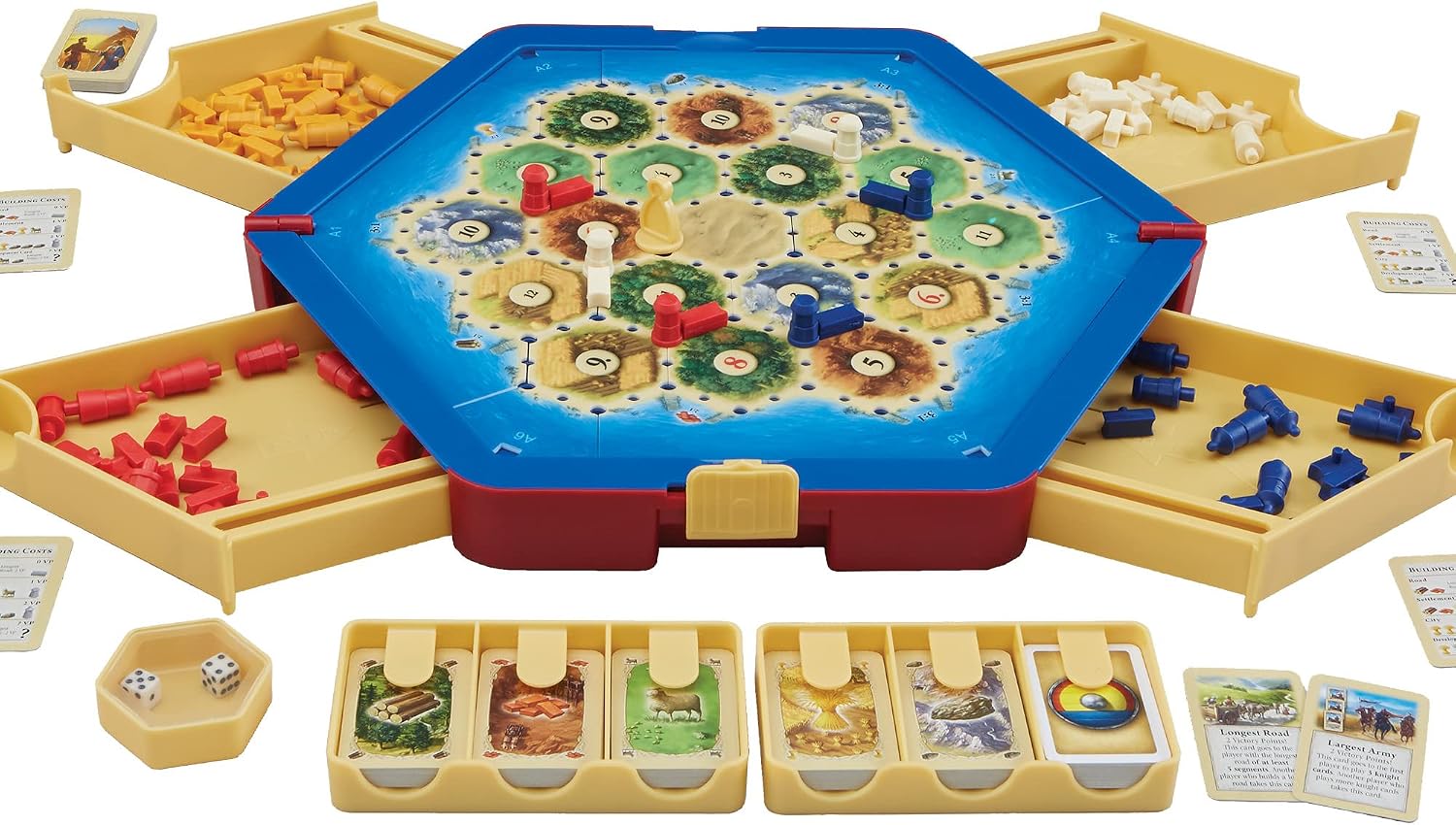 CATAN Traveler COMPACT EDITION Board Game - Settle, Trade, and Build on the Go! Strategy Game, Family Game for Kids and Adults, Ages 10+, 2-4 Players