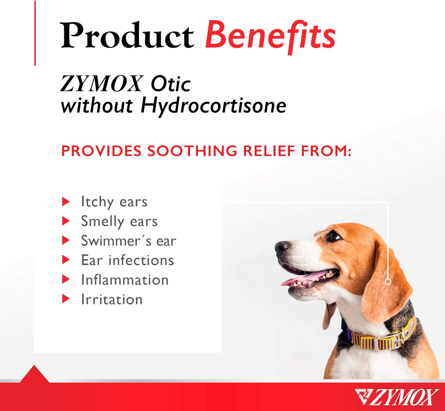 PKB Animal Health Zymox Otic Enzymatic Solution for Dogs and Cats to Soothe Ear Infections Without Hydrocortisone for Itch Relief, 4oz