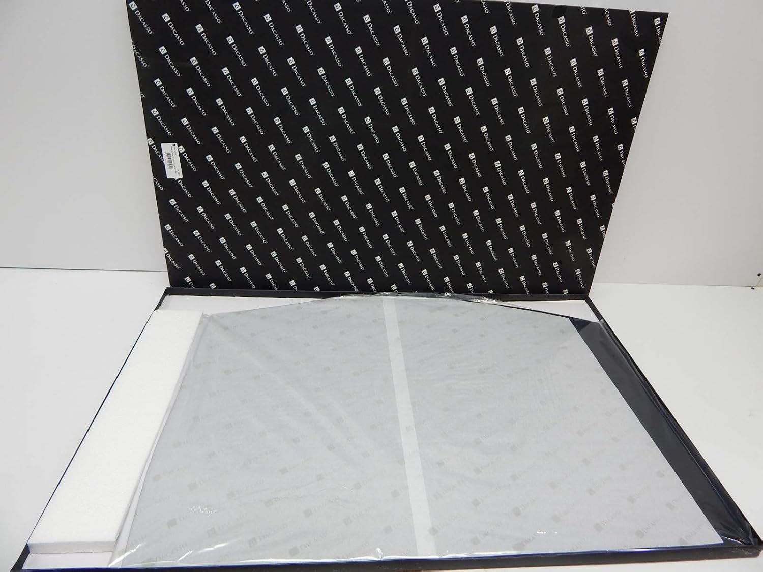 Dacasso Black Arched Desk Pad, 34.00 x 24.00 x 0.25 (P1022)