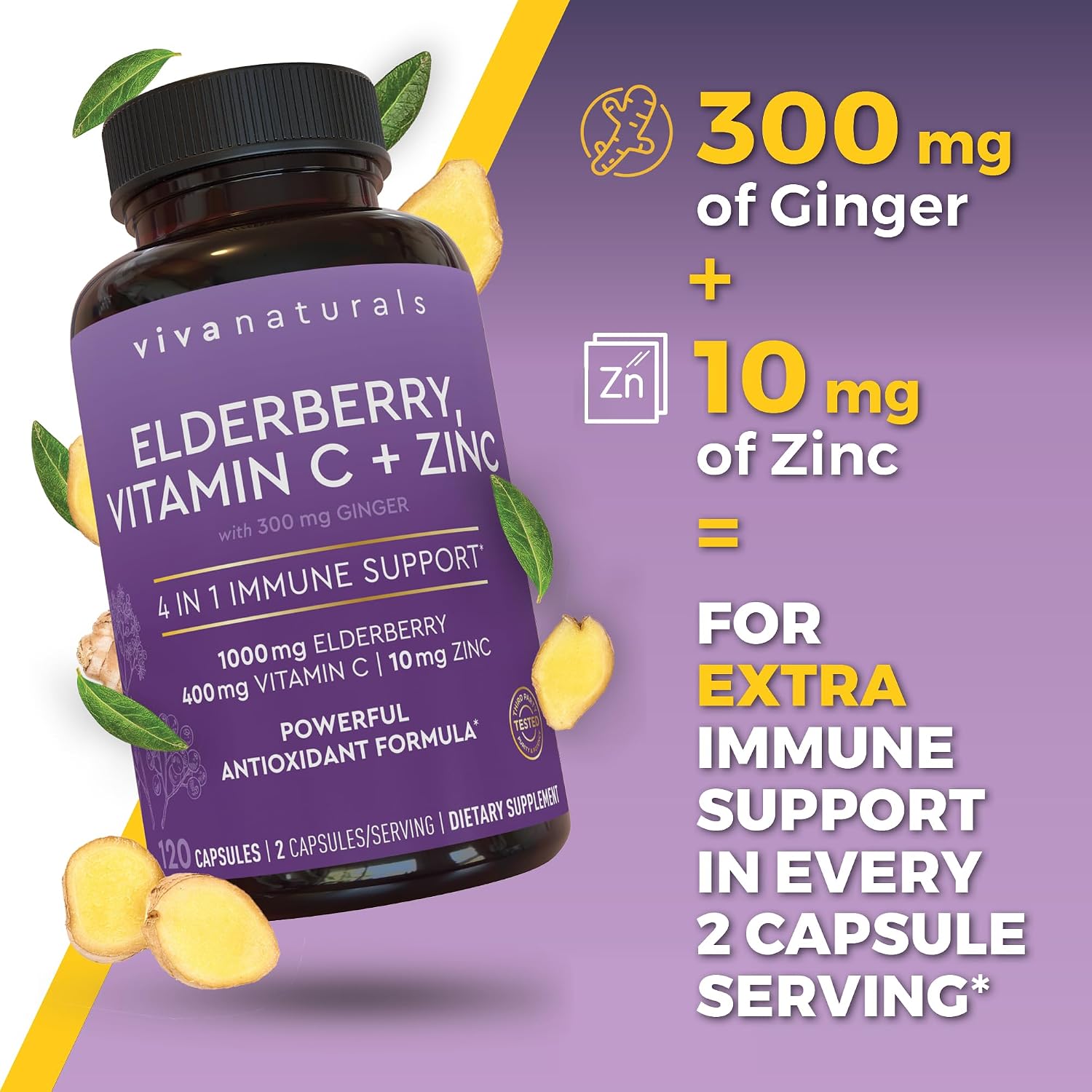 Viva Naturals Vitamin D3 5000 IU Softgels, 360 Count (125 mcg), Supports Bone & Immune Health, High Potency Vitamin D