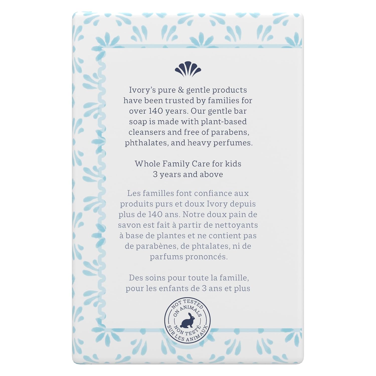 Ivory Simply Ivory Bath Bar for Unisex, 3 Count
