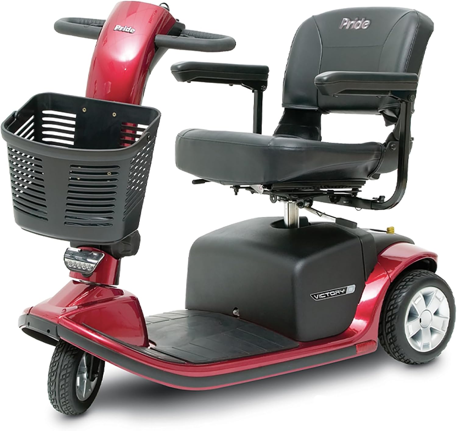 Pride Victory 9 3-Wheel Scooter w/Avail ext warr (Red)