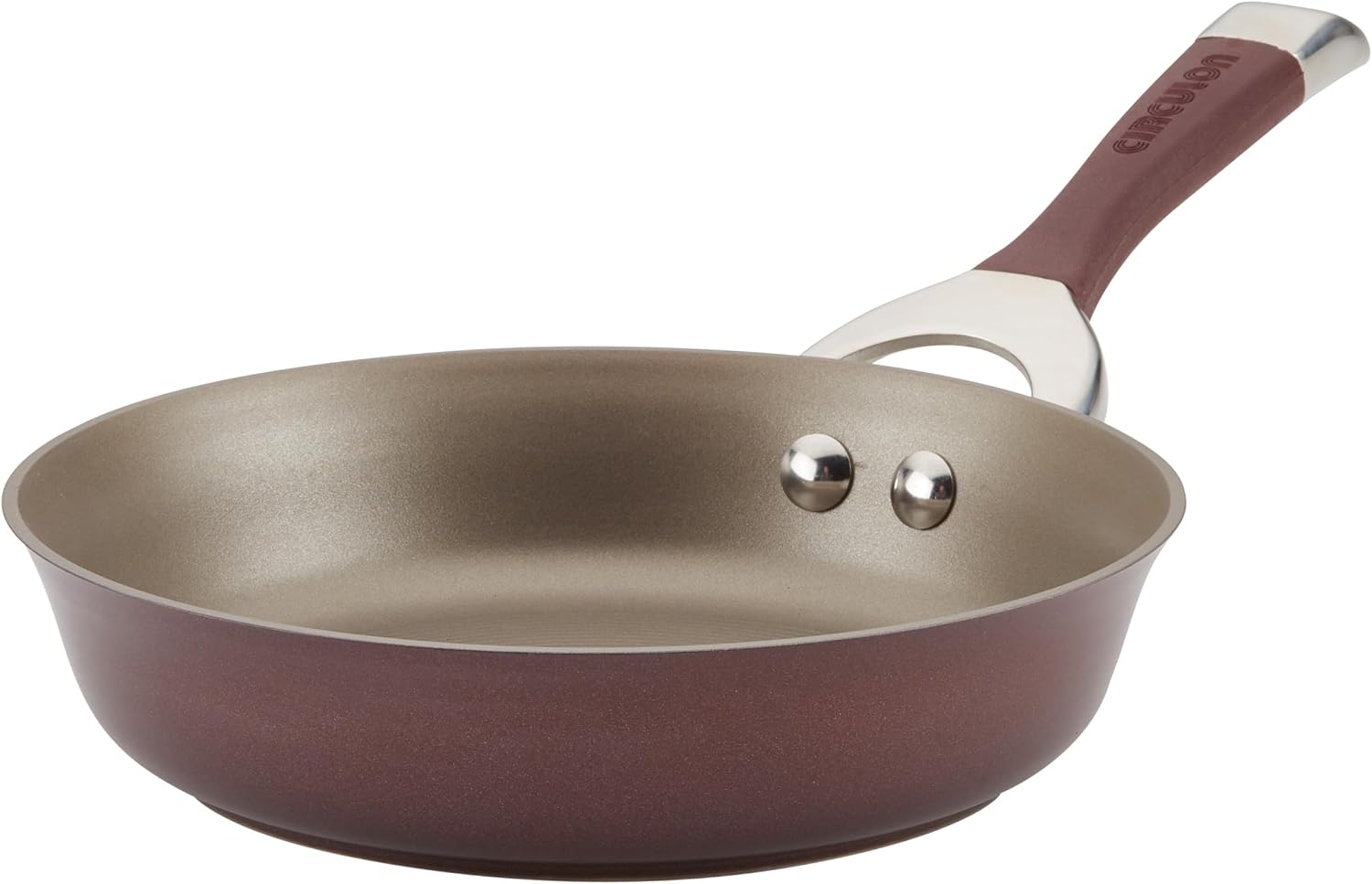 Circulon Symmetry Hard Anodized Nonstick Induction Frying Pan, 8.5-Inch Fry Pan, Black