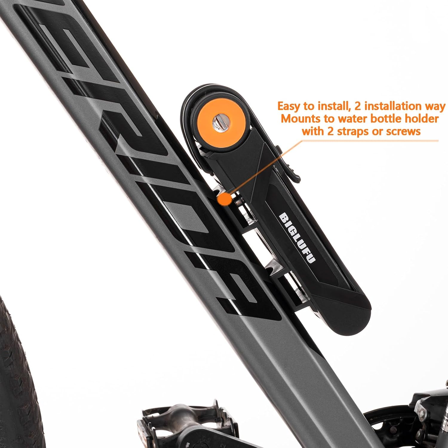 Bike Lock Bicycle Scooter Motorcycle Folding Locks with 4Keys, Fold Chain Heavy Duty Alloy Steel Foldable Lock with Mounting Bracket 2pc Straps