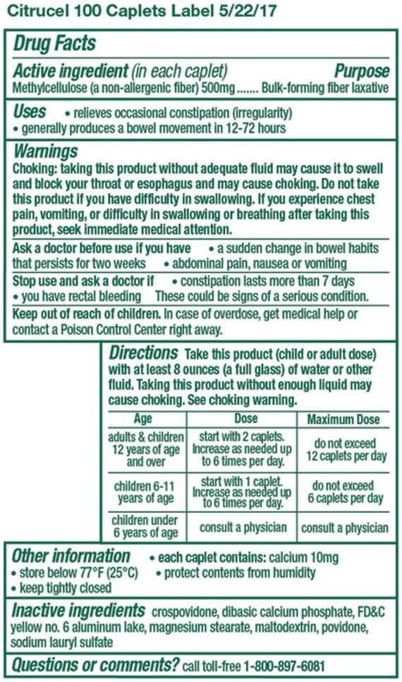Citrucel Powder Fiber Therapy for Occasional Constipation Relief, 16.9 oz | Sugar Free, Methylcellulose Fiber Therapy for Irregularity That Won't Cause Gas, Orange Flavor