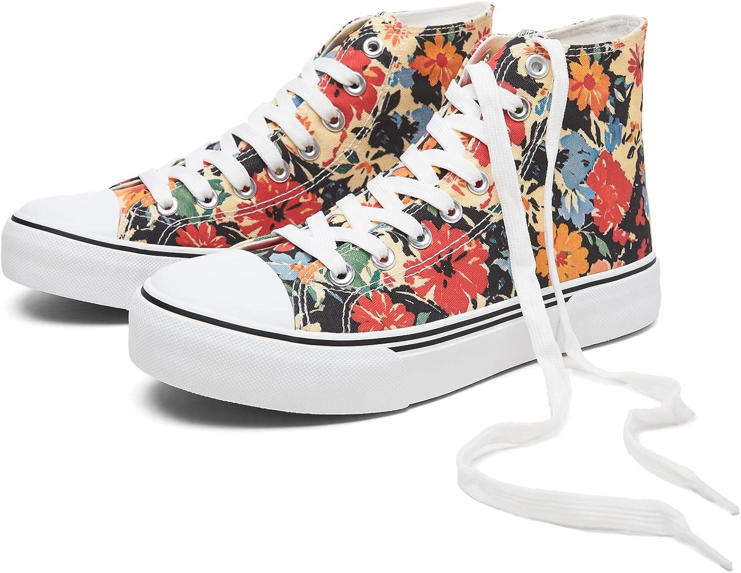 hash bubbie High Top Canvas Sneakers Fashion Walking Shoes