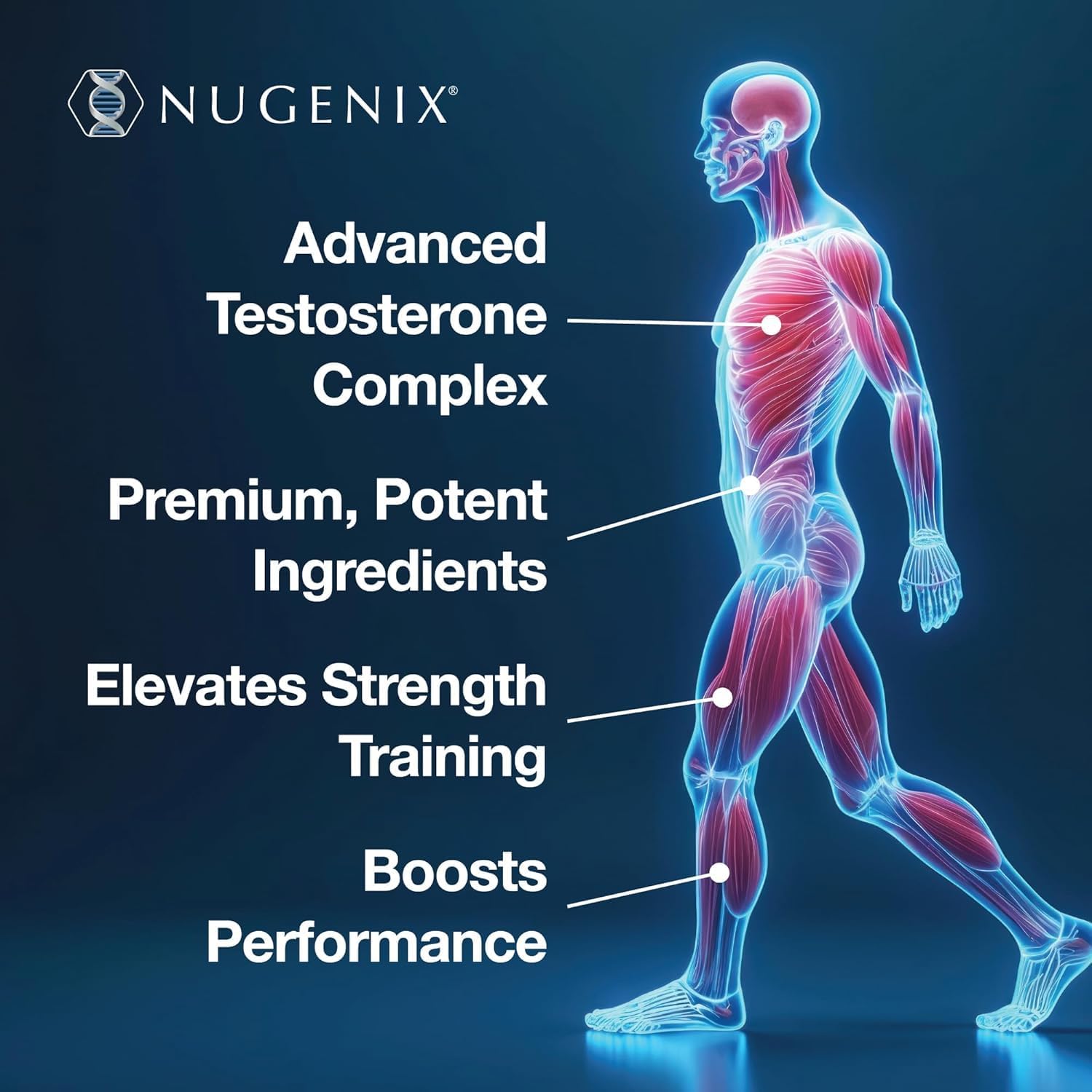 Nugenix Ultimate, Testosterone Booster, 120 tablets | Maximize Muscle, Increase Drive, Modulate Androgenic Activity