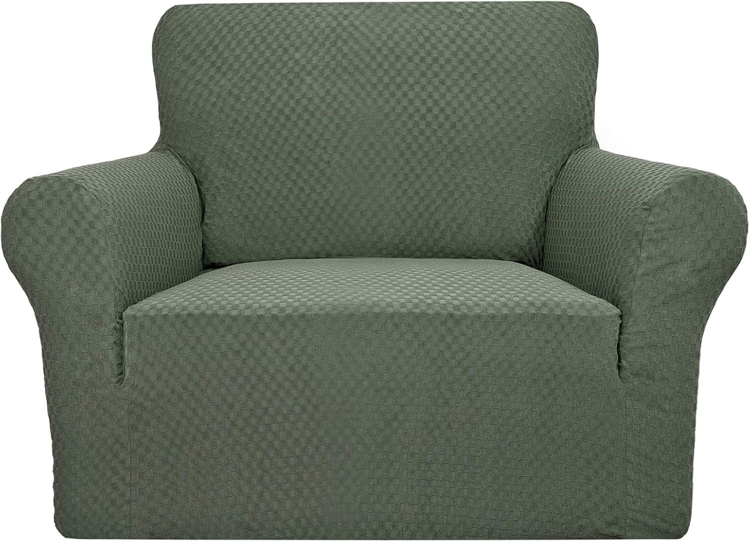 YEMYHOM Couch Cover Latest Jacquard Design High Stretch Sofa Covers for 2 Cushion Couch