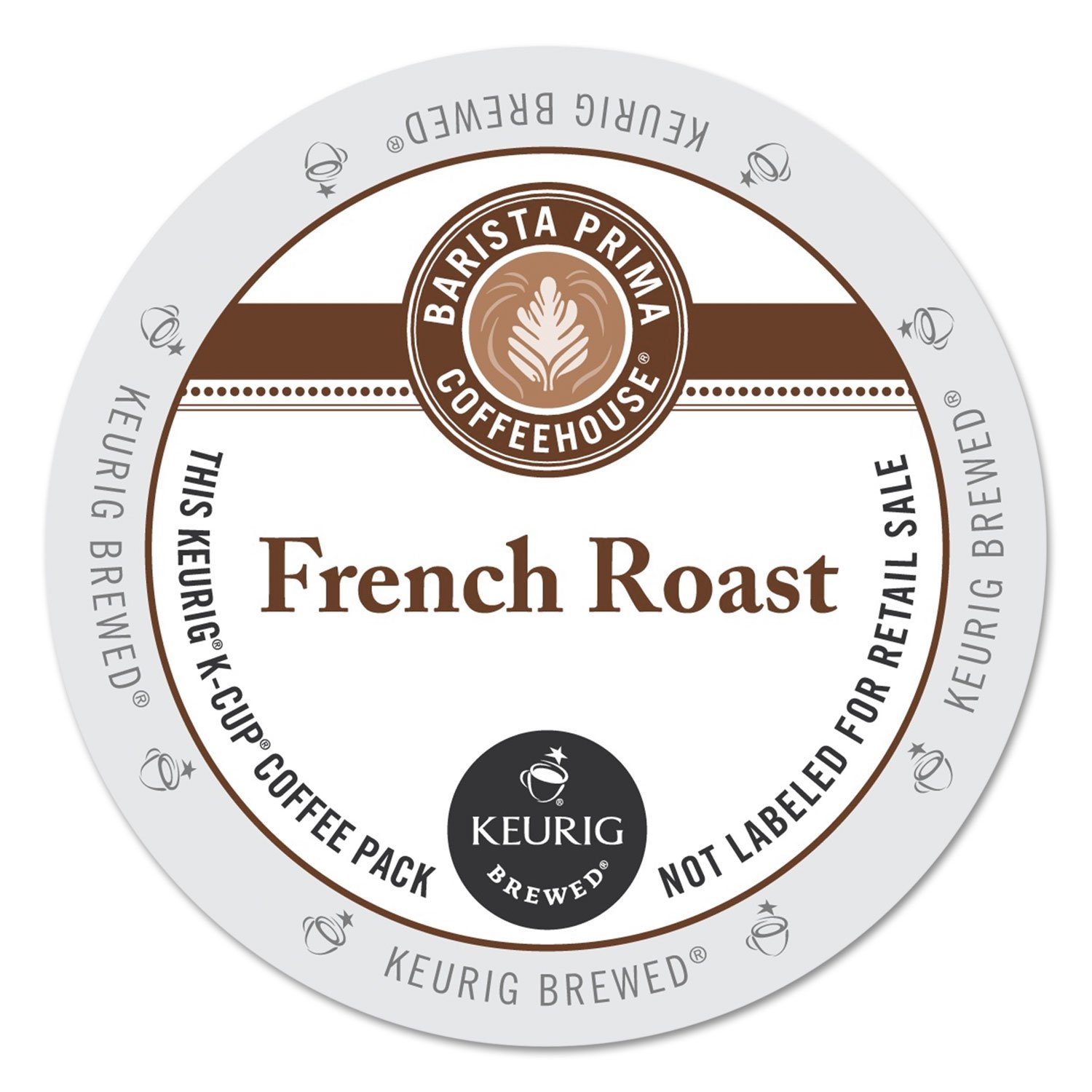 Barista Prima Coffeehouse 6611 French Roast K-Cups Coffee Pack, 24/box