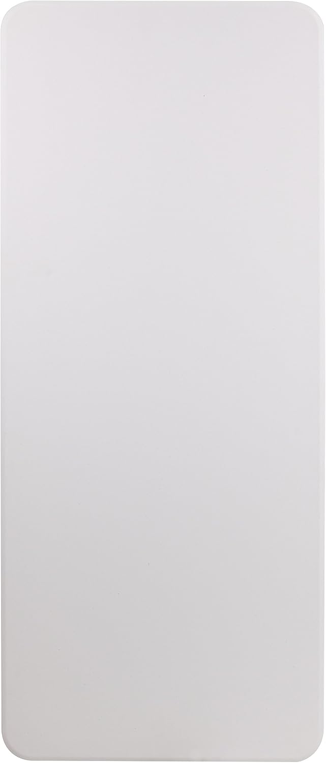 Flash Furniture 5-Foot Granite White Plastic Folding Table | Lightweight, Easy Storage, Commercial Grade