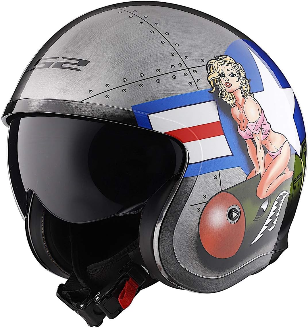LS2 Helmets Open Face Spitfire Helmet