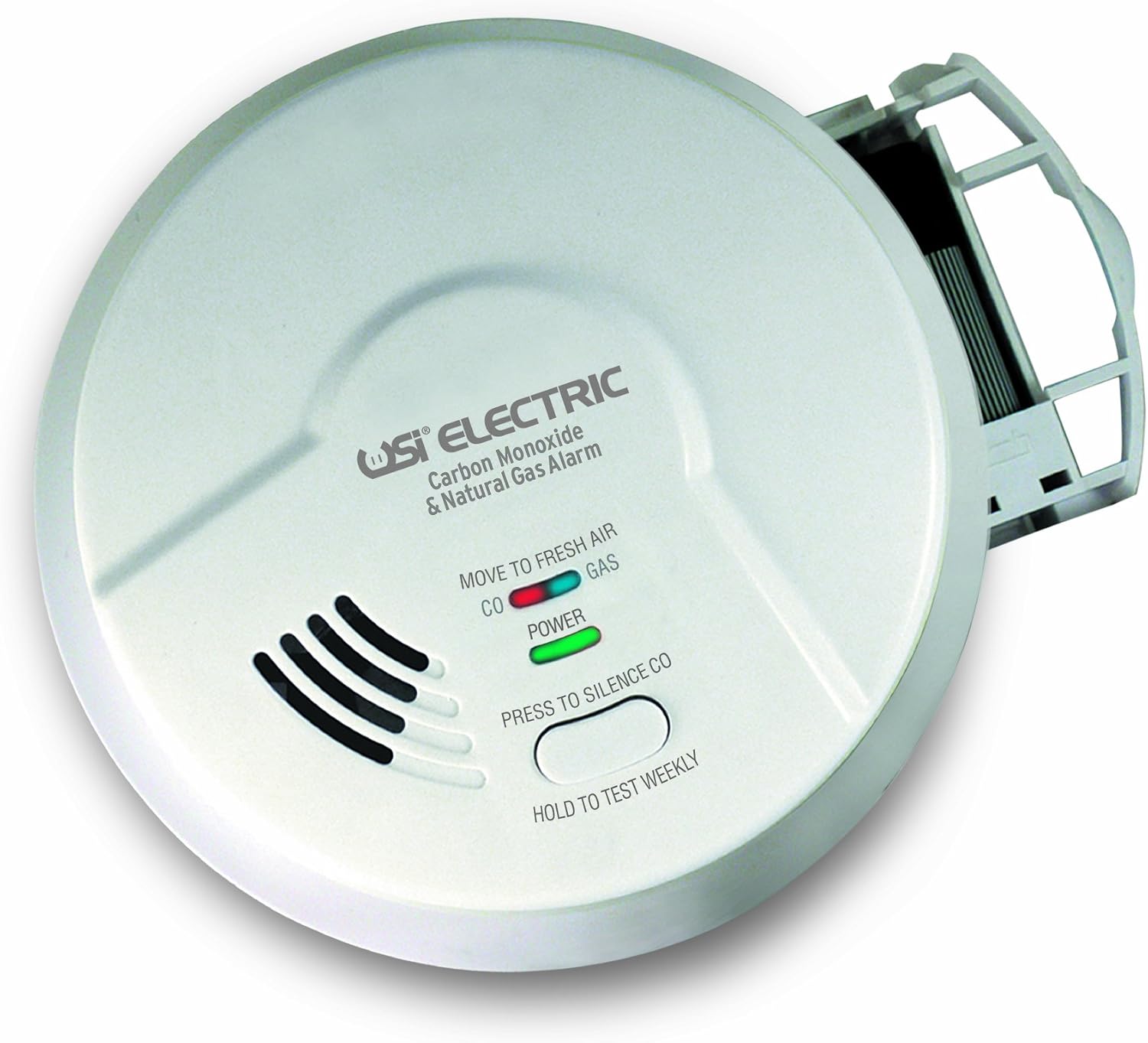 Universal Security Instruments Hardwired 2-in-1 Carbon Monoxide & Natural Gas Smart Alarm with Battery Backup, Model MCN108