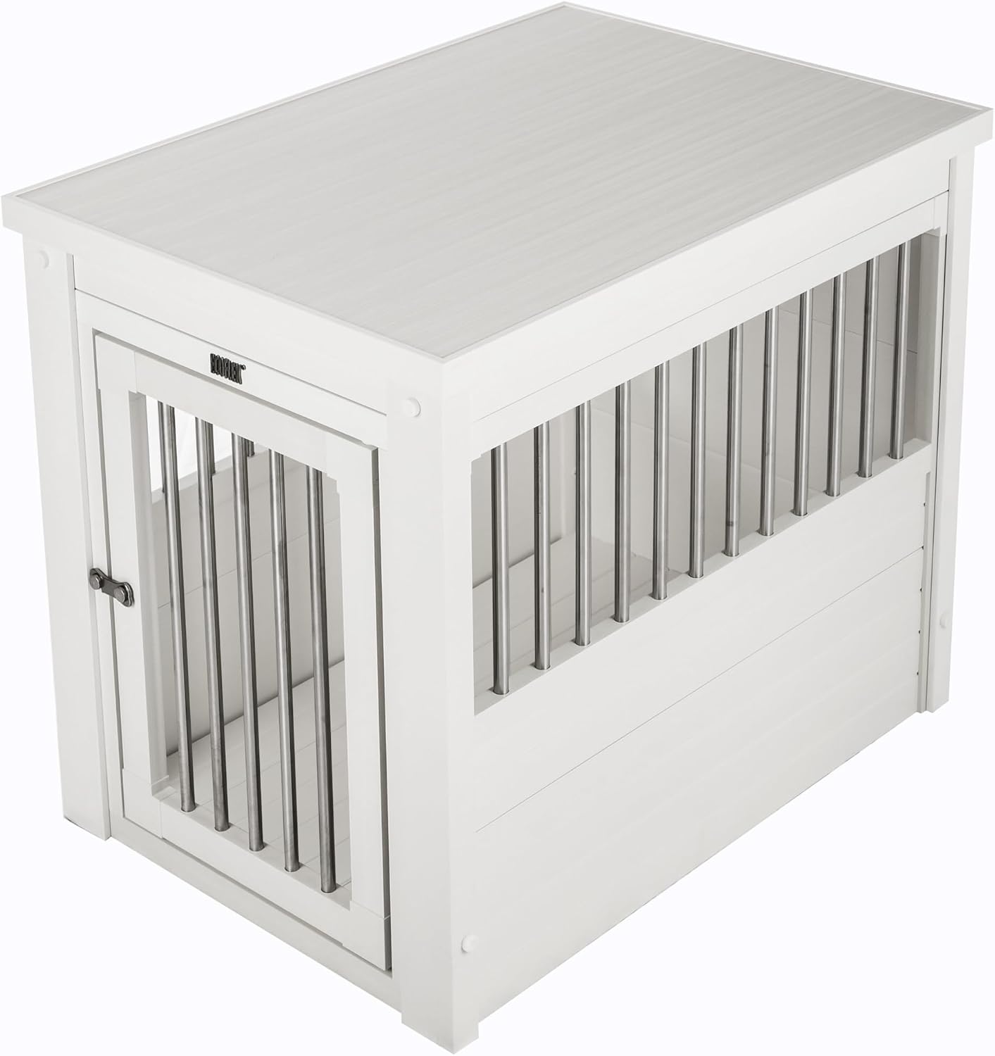 New Age Pet ecoFLEX Pet Crate/End Table, Small, Grey, Model:EHHC405S