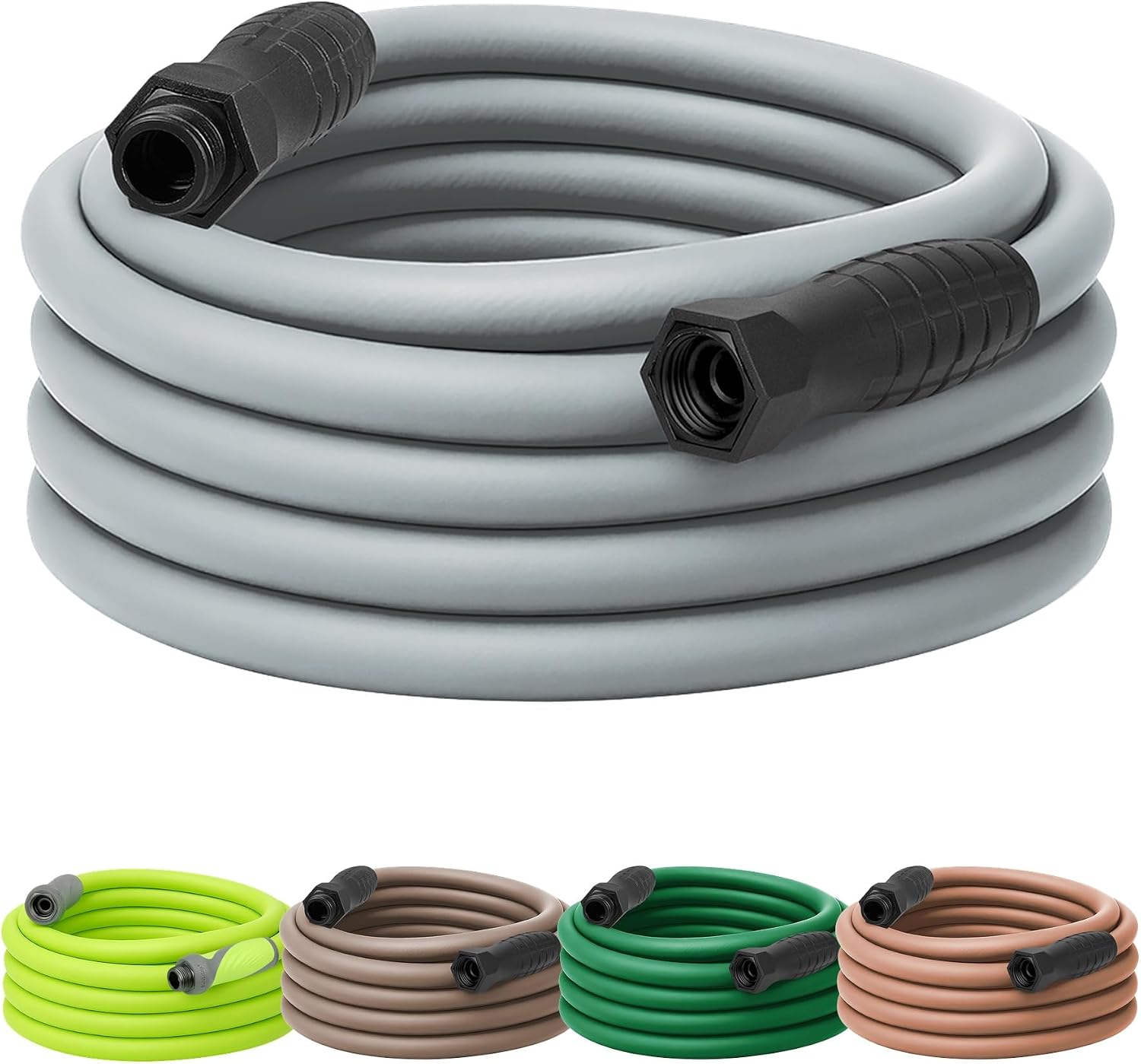 Flexzilla Garden Hose 5/8 in. x 50 ft., Lightweight All-Weather Water Hose, Durable and Flexible, Leak-Free Connections