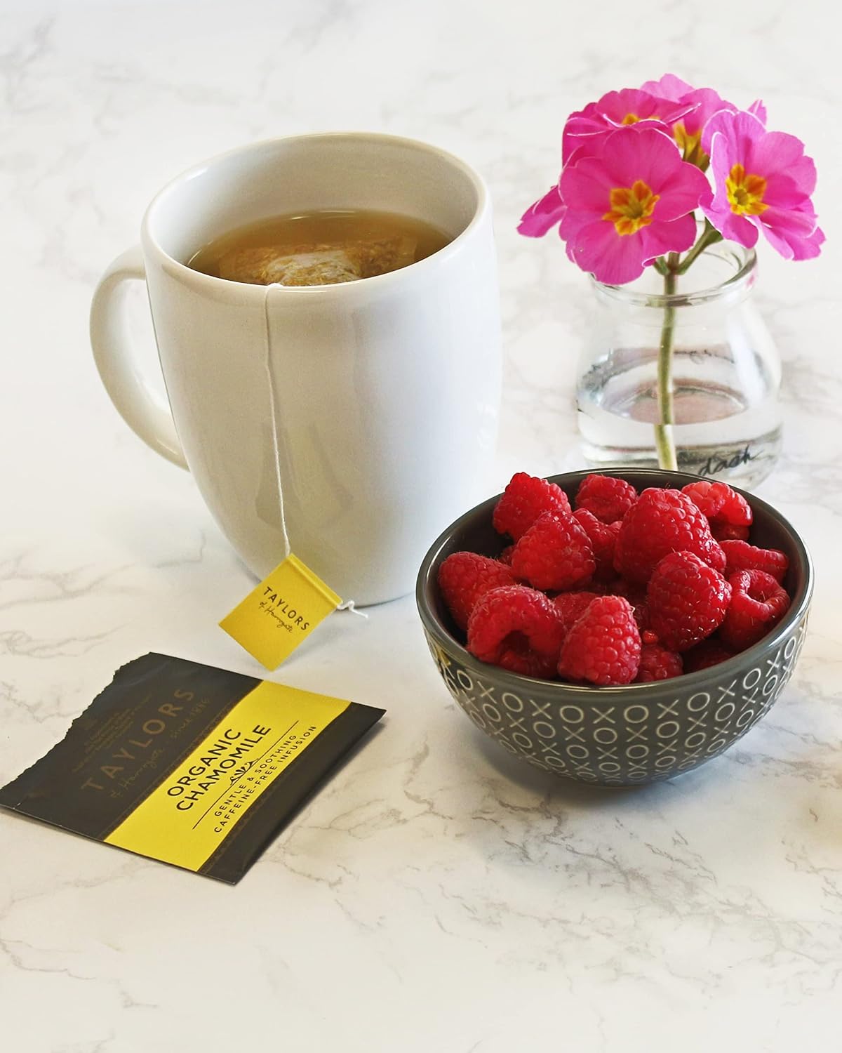 Taylors of Harrogate Green Tea with Lemon, Individually Wrapped Bags, 20 Count (Pack of 1), Citrussy, Mellow and Light, Caffeinated, Enjoy Hot or Iced, 20 Teabags