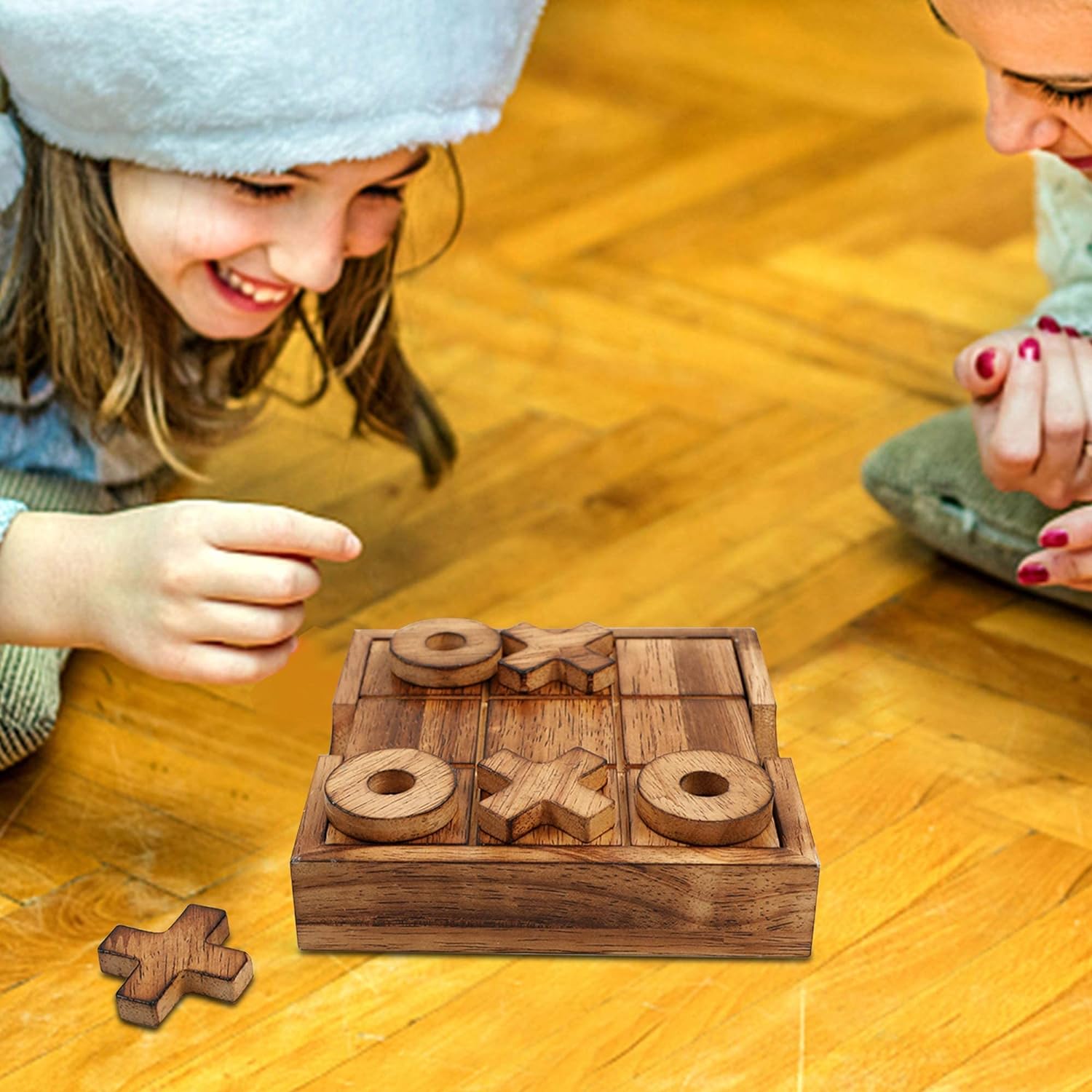 Glintoper Tic Tac Toe & 4 in a Row Tables Game Set
