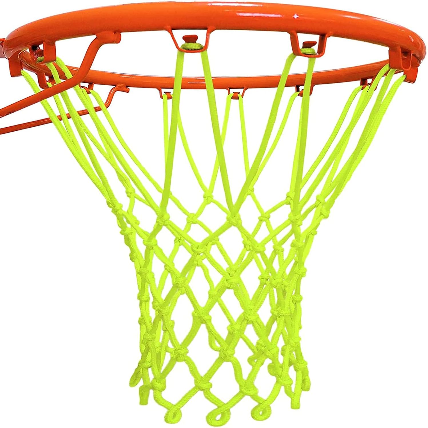 LAO XUE Nightlight Basketball Net Replacement,Luminous Outdoor Nylon Net