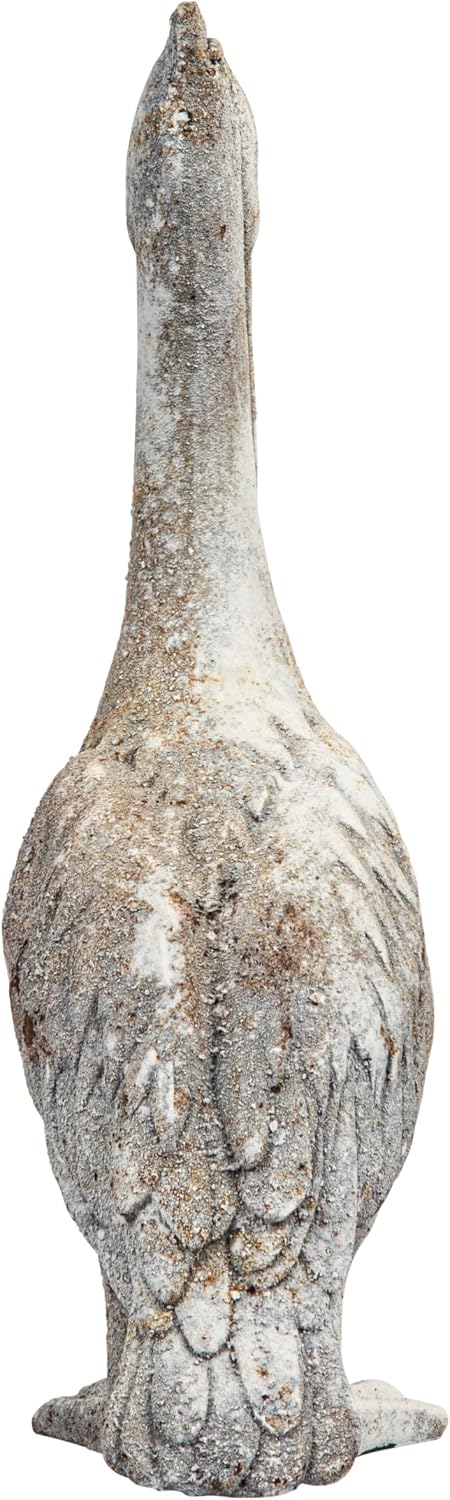 Creative Co-Op Resin Pelican with Distressed White Finish