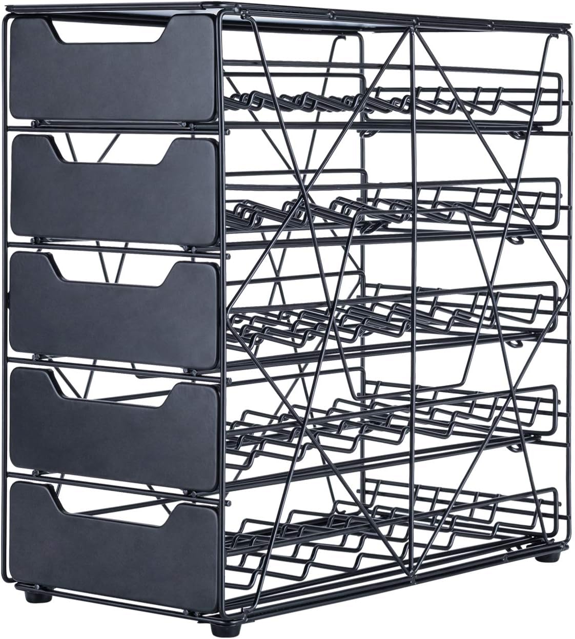 k cup Holders for Counter Small for Keurig k-cup Holder for mr Coffee for Tea (105 pods-5 tiers)