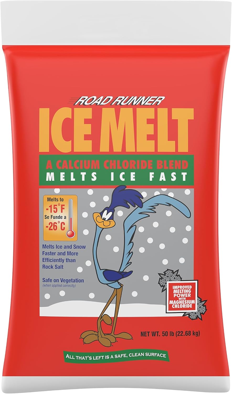 50B-RR Road Runner Premium Ice Melter, 50-Pound