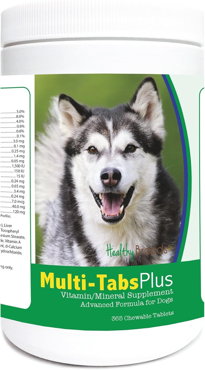 Healthy Breeds Alaskan Malamute Multi-Tabs Plus Chewable Tablets 365 Count