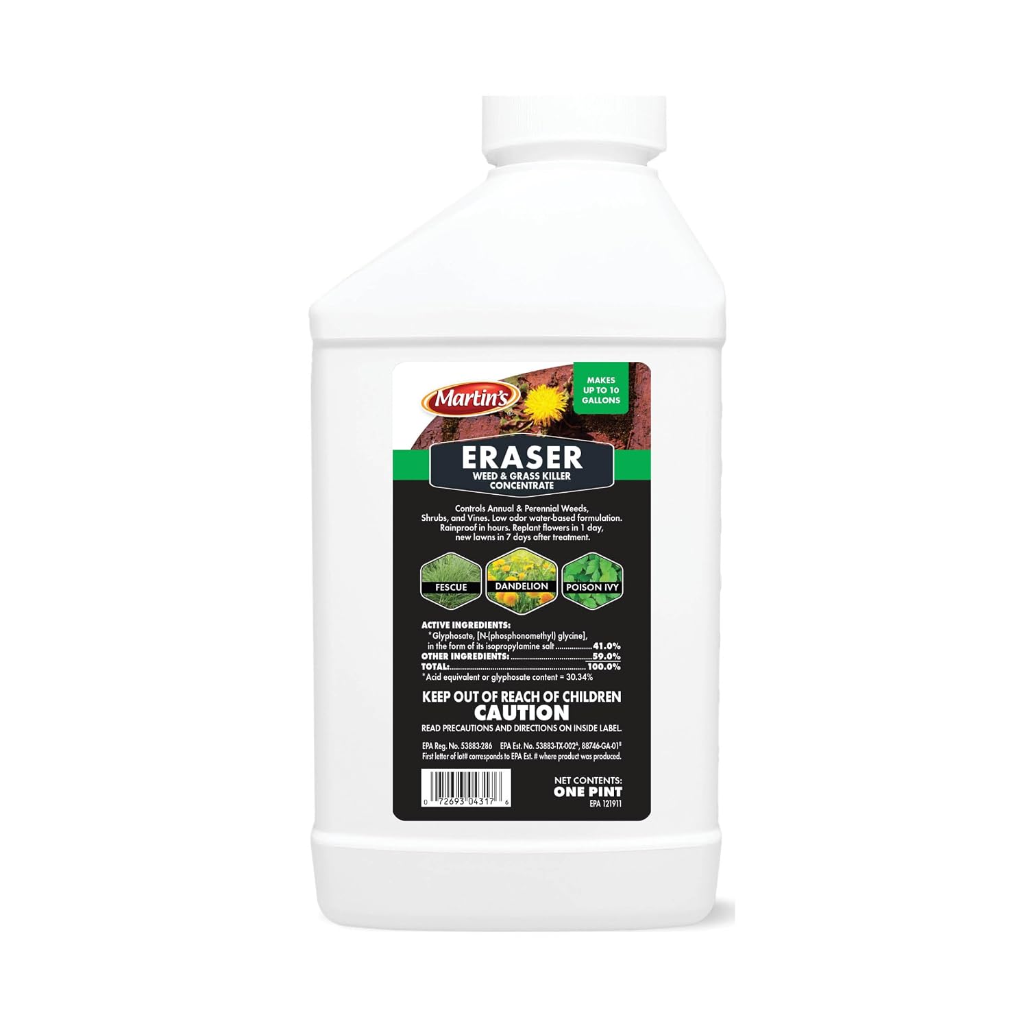 Martins 16 oz Eraser 41% Glypho Clear