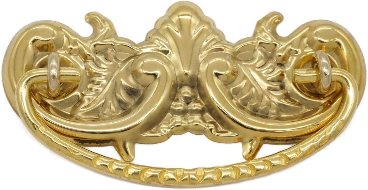 Victorian Drawer Pull - Antique Furniture Drawer Pull - Cabinet Drawer Pull - Drop Bail Drawer Pull - Made of Brass - Excellent Replica of an