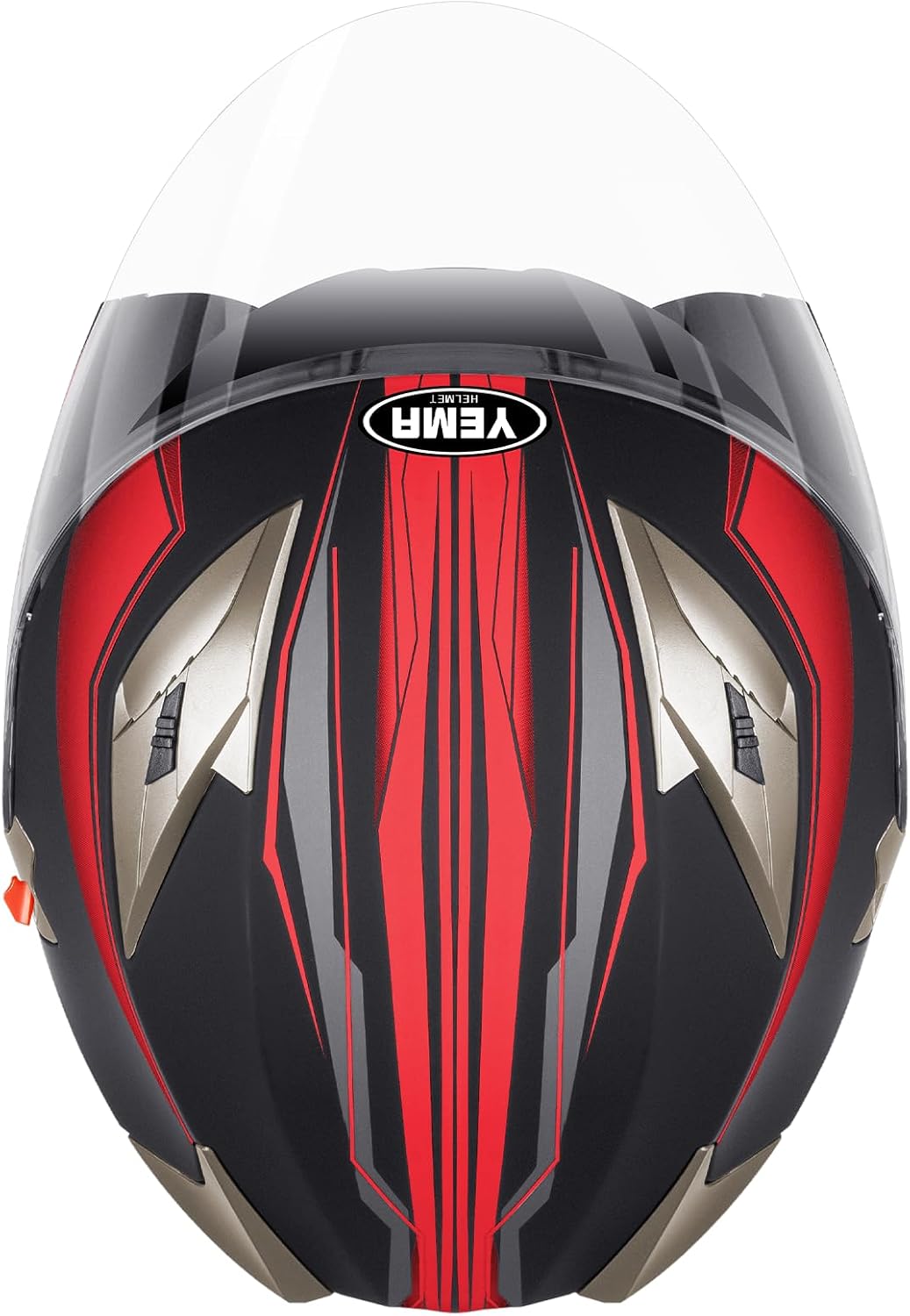 YEMA Open Face Motorcycle Helmets, DOT Approved 3/4 Moped Helmet Dual Visor Quick Release Buckle, Helmets for Adults Motorcycle Men Women Helmets for Moped Scooter Streey