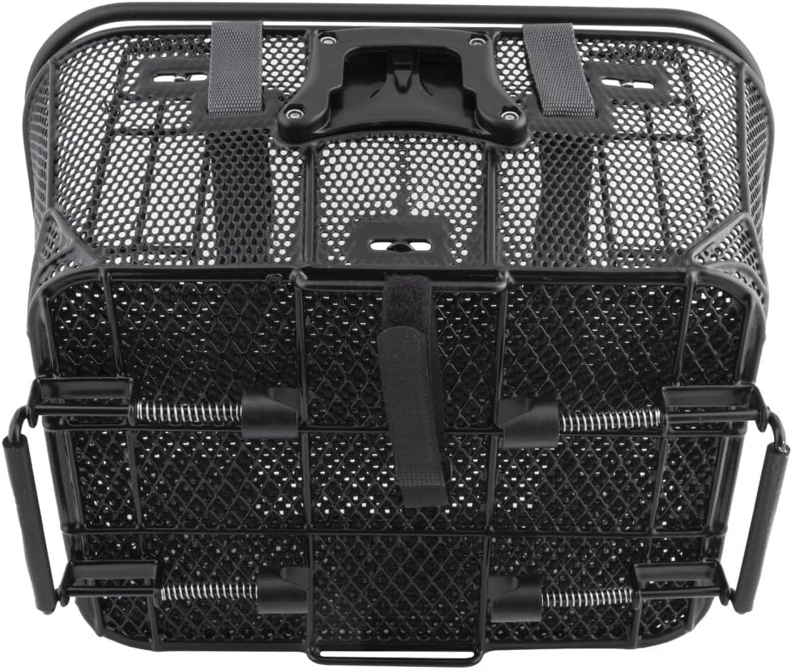 Axiom Pet Basket with Rack and Handlebar Mounts (Black)
