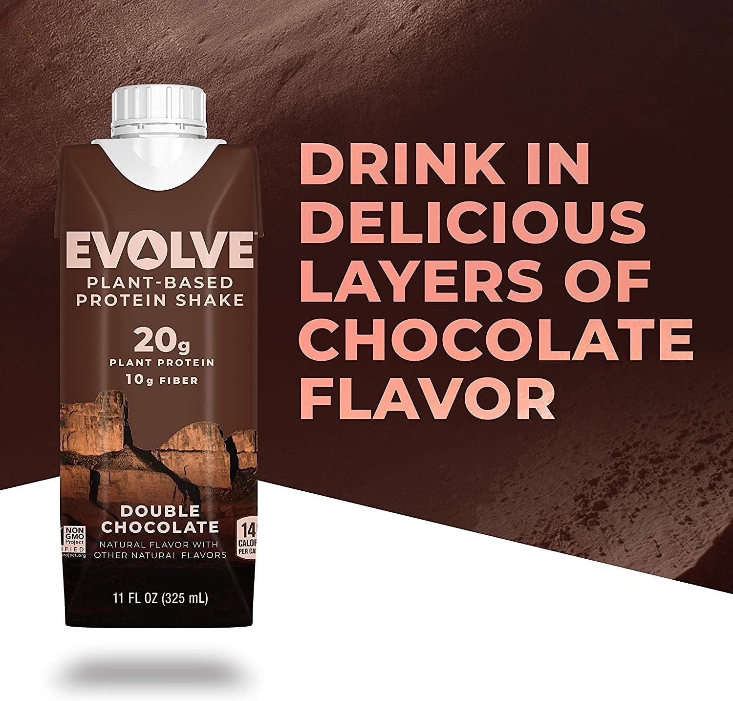 Evolve, Protein Shake Classic Chocolate, 11 Fl Oz, 4 Pack
