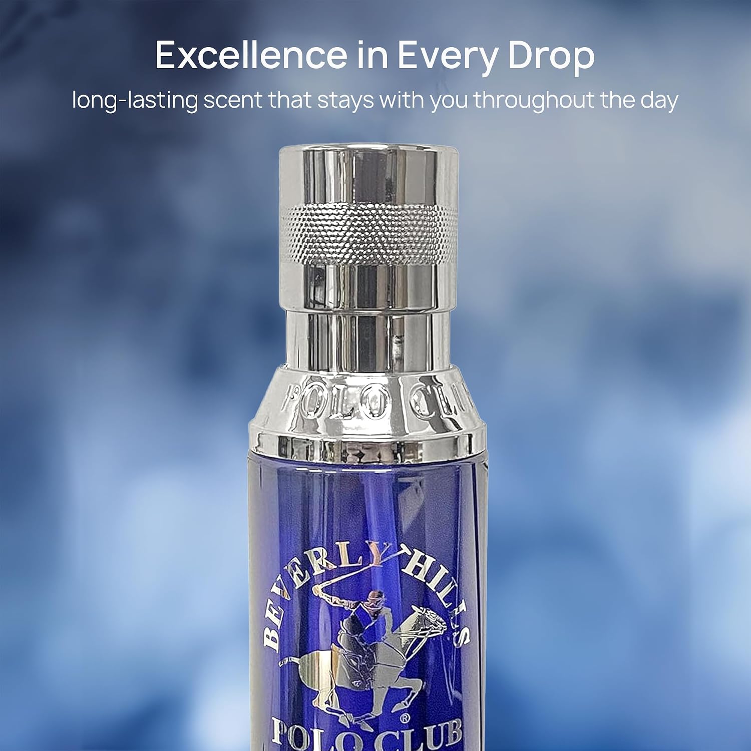 Beverly Hills Polo Club Body Spray for Men - BHPC Blaze - Fresh, Earthy with Notes of Cedar & Basil - Long Lasting Body Mist Cologne Scent - Ideal Gift for Him, 6oz