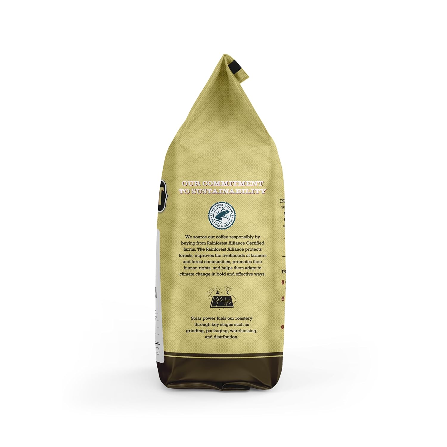Verena Street 12 Ounce Flavored Ground Coffee, Mississippi Grogg, Medium Roast, Rainforest Alliance Certified Arabica Coffee
