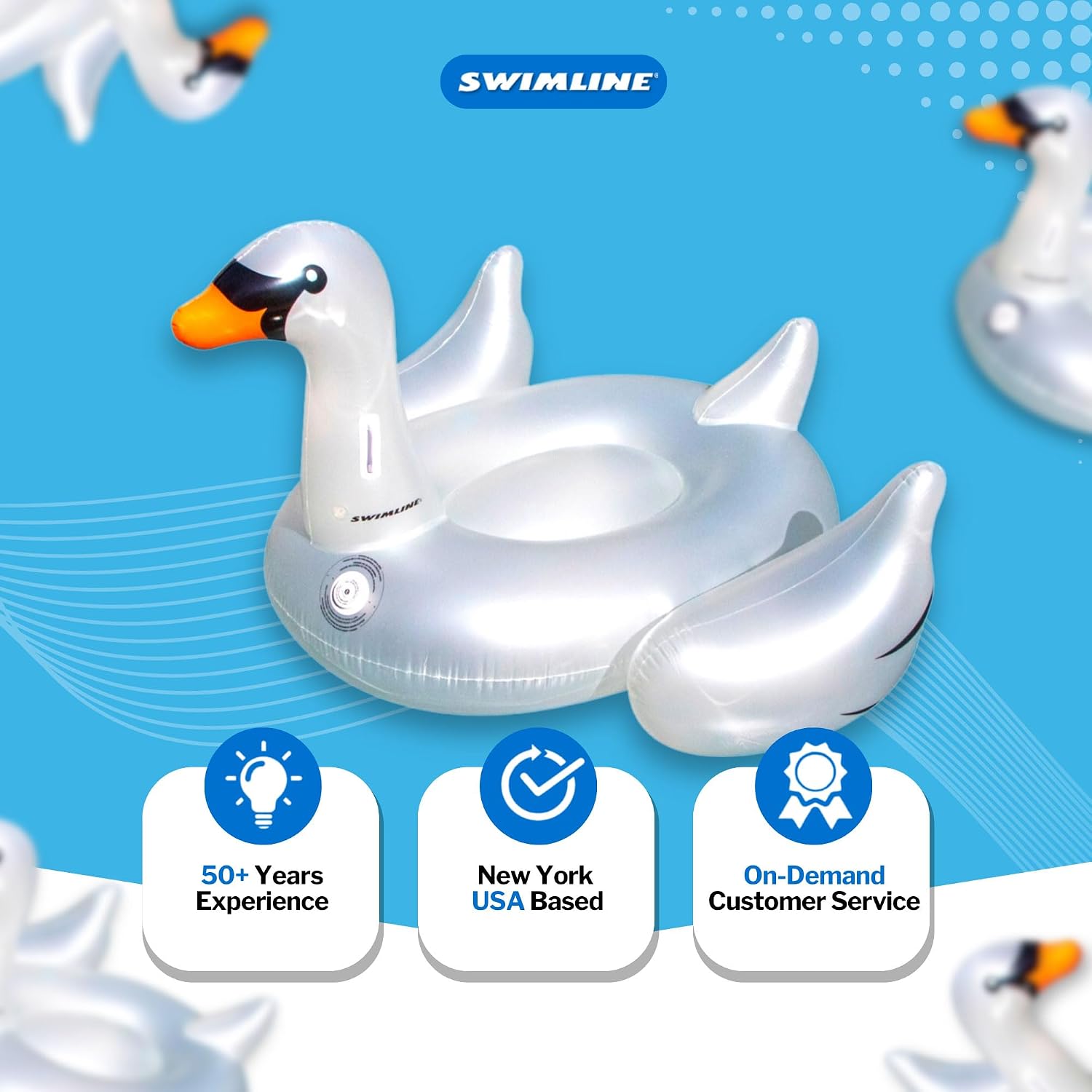 SWIMLINE Original Giant Inflatable Pool Float Floatie Ride-On