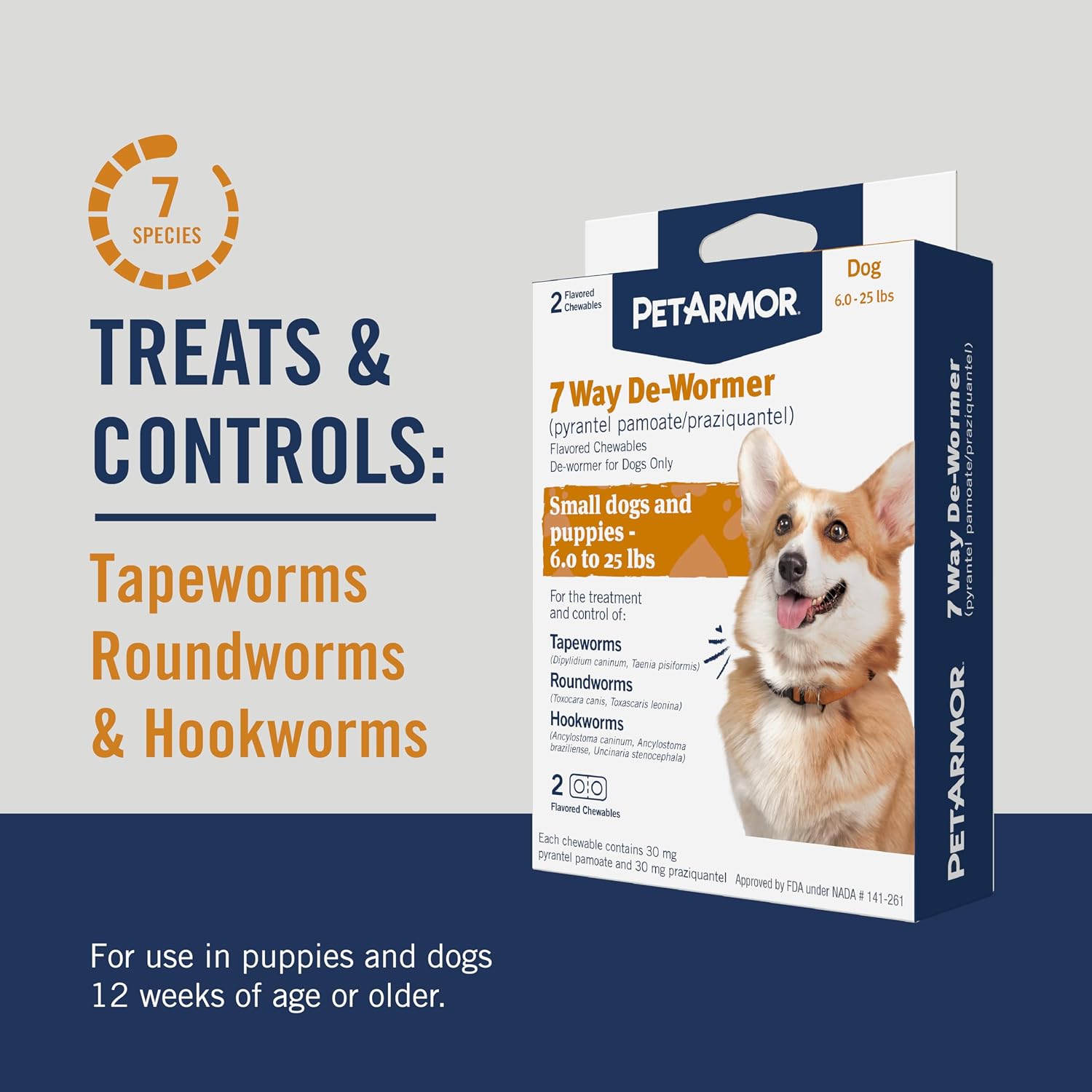PetArmor Sure Shot Liquid Dewormer Dogs, Roundworms/Hookworms, 2oz | Ideal for Dogs & Puppies 2 Weeks+; Removes 2 Roundworms & 2 Hookworms; vet-quality formula; Precise Liquid Dosing