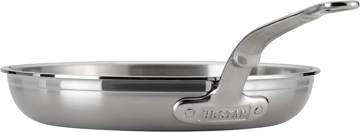 Hestan ProBond Forged - Professional Clad Stainless Steel Frying Pan, 12.5-Inch, Induction Compatible