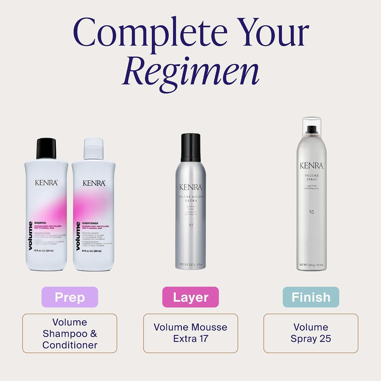 Kenra Professional Volume Spray 25 | Super Hold Finishing & Styling Hairspray | Flake-free & Fast-drying | Wind & Humidity Resistance | All Hair Types