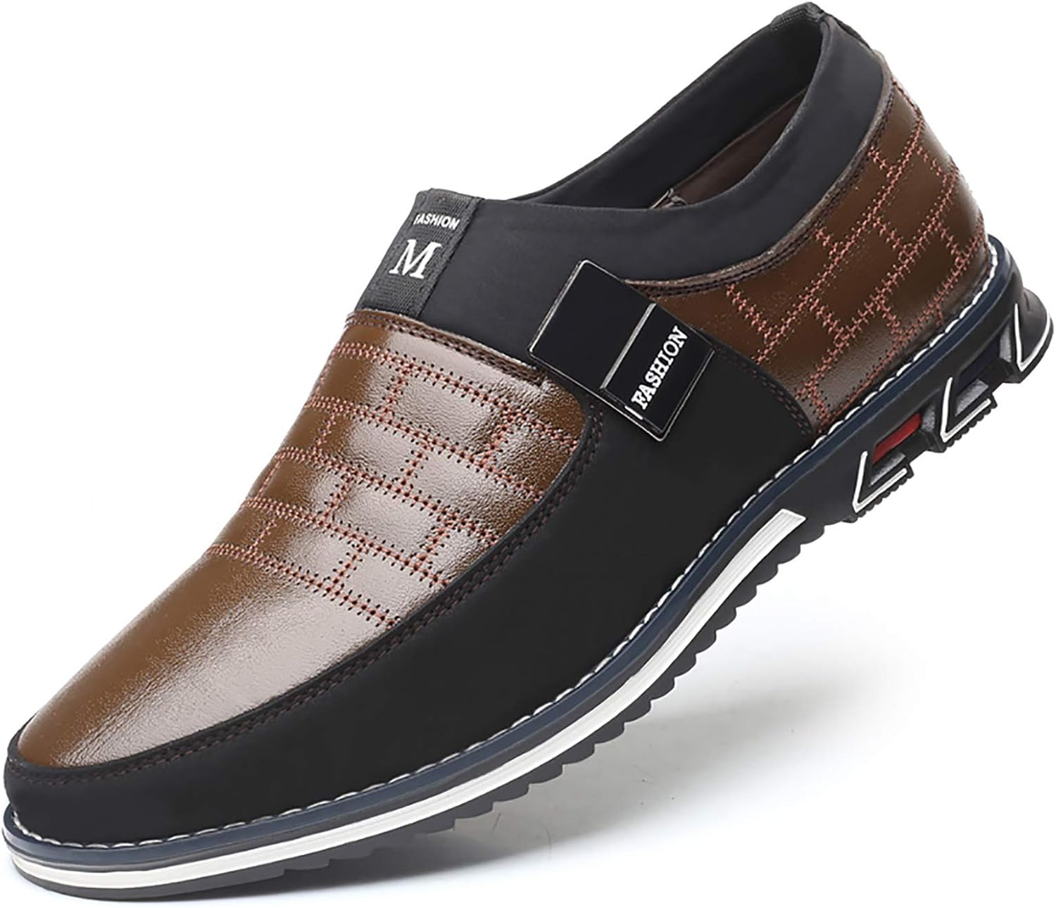 COSIDRAM Mens Casual Shoes Dress Sneakers Loafers Comfort Walking Shoes | Lightweight slip-on for hassle-free wear. Cloud-like comfort, sock-friendly fit for daily & semi-formal occasions.