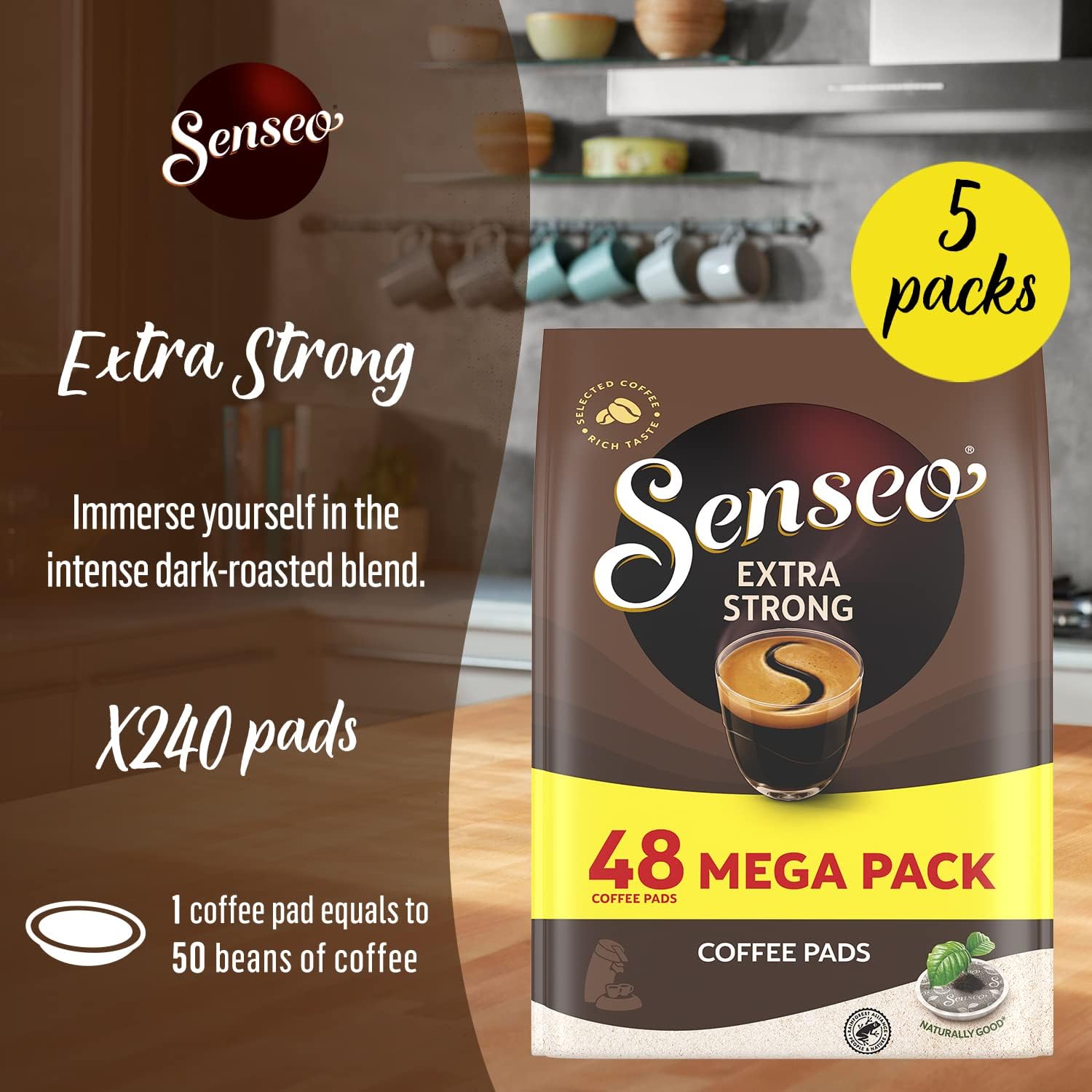 Senseo Mocca Gourmet Coffee Pods 48-count Pods