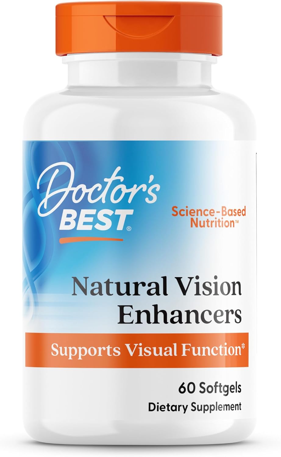 Doctor's Best Natural Vision Enhancers for Men & Women - Lutein and Zeaxanthin Supplement with Fish Oil, Eye Health Support Supplement for Adults