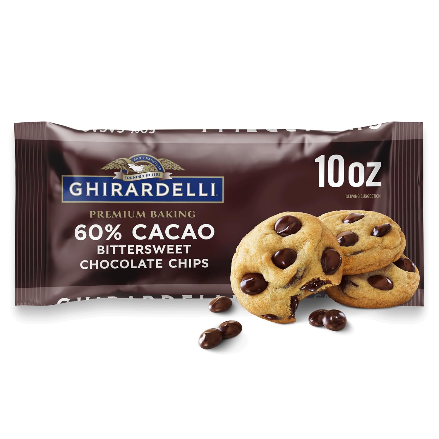 Ghirardelli, Baking Chips Semi Sweet, 12 Ounce