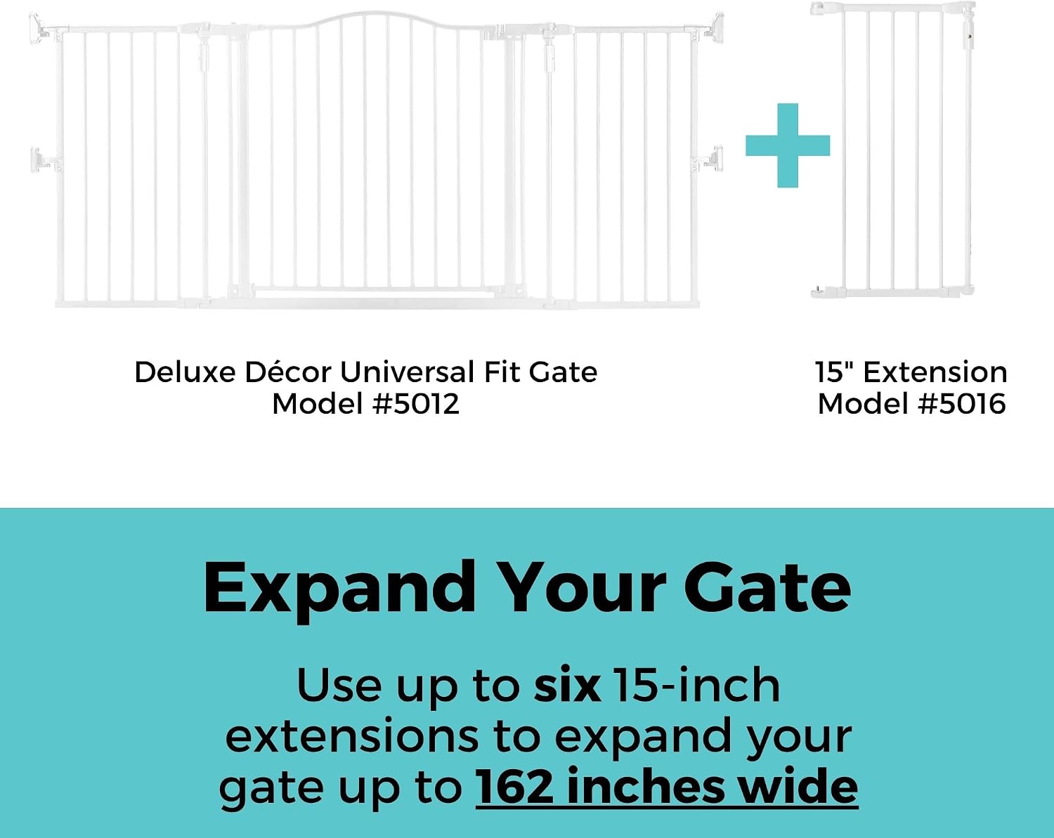 Toddleroo by North States - Deluxe Décor Safety Gate: Hardware Mounted Extra Wide Metal Baby Gate - Adjustable Child Gate - 38.3 to 72 Inches Wide - 30 Inches Tall - Matte Bronze