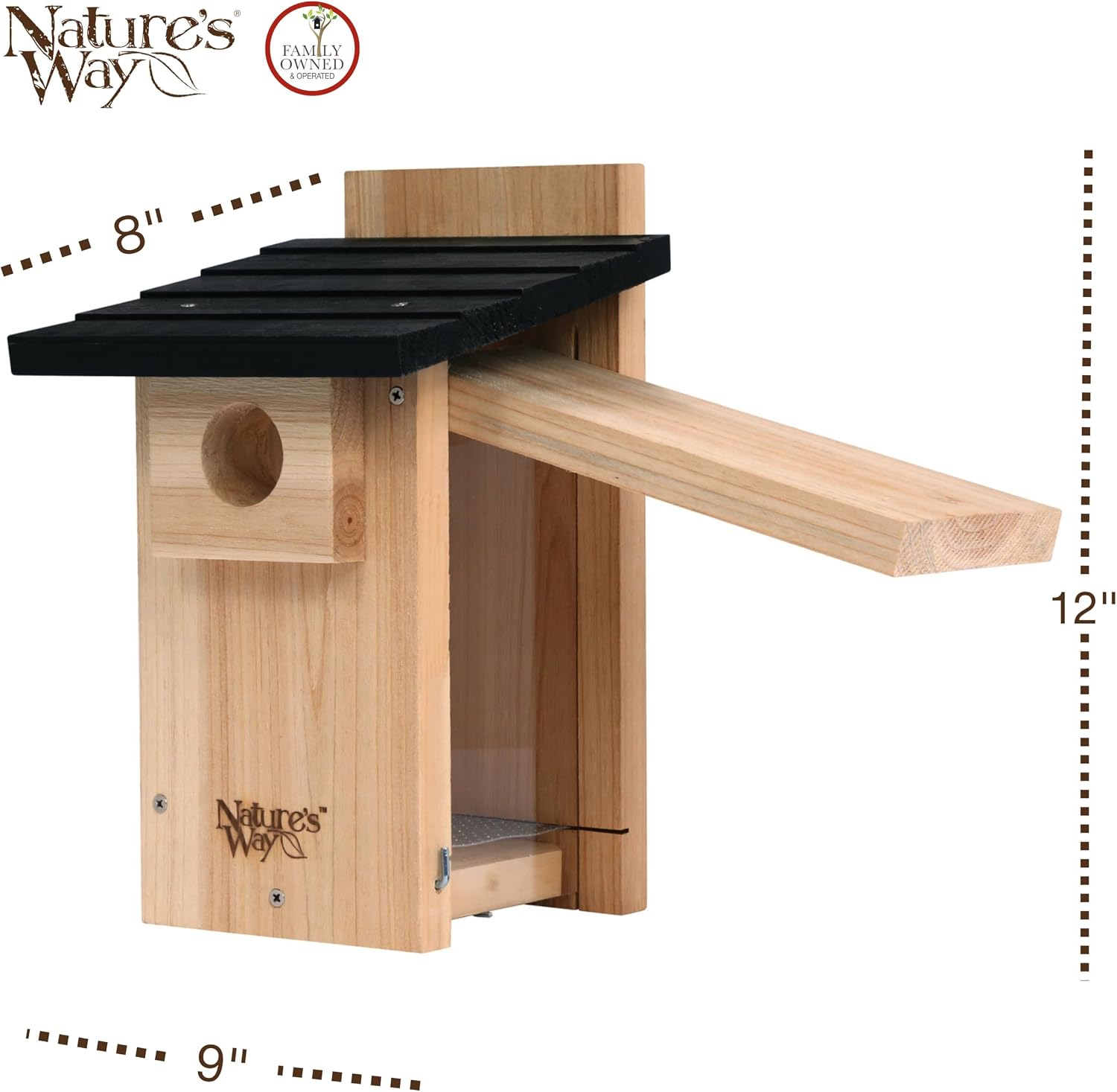 Nature's Way Bird Products CWH4 Cedar Bluebird Viewing House