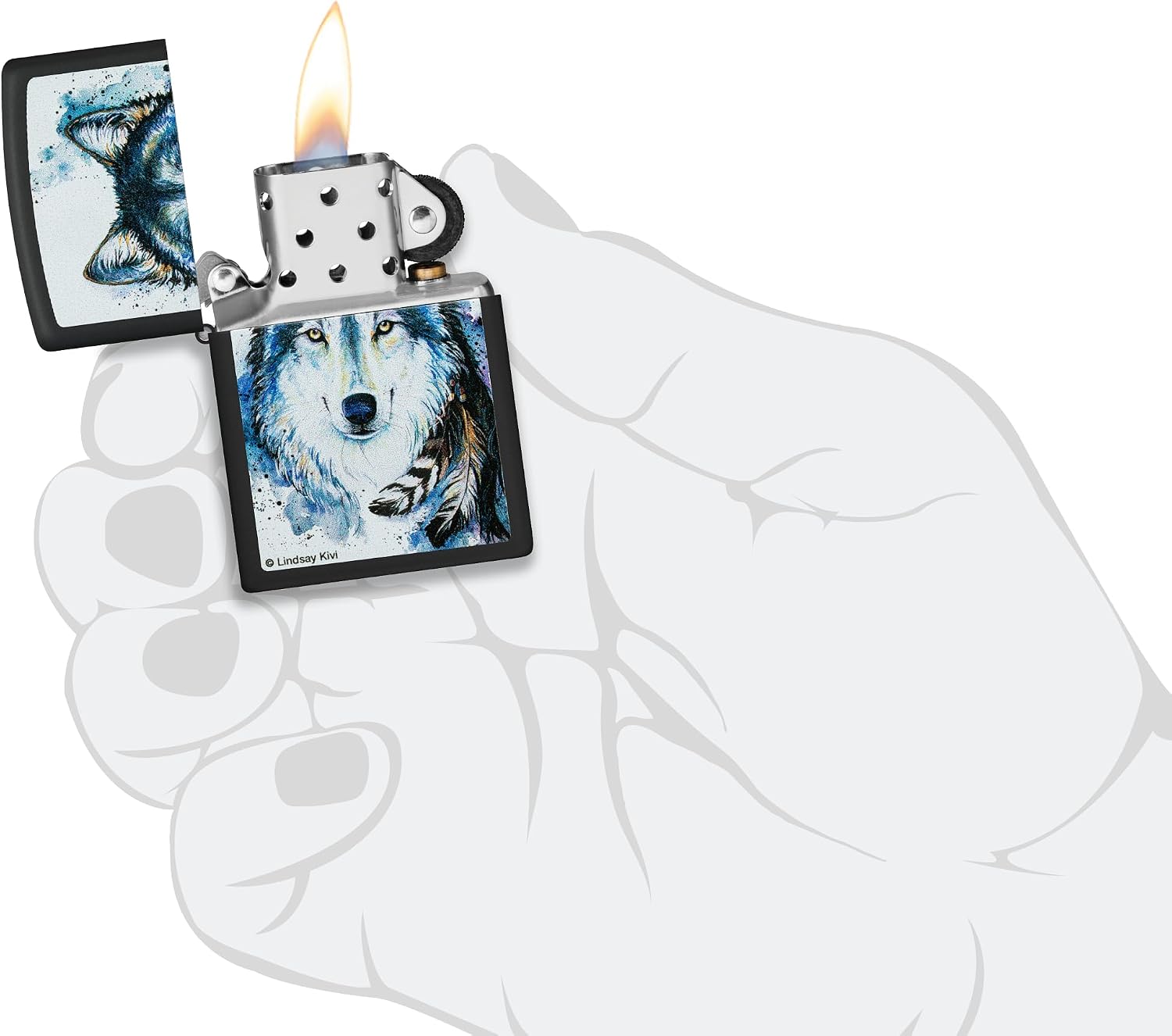 Zippo Wolf Lighters