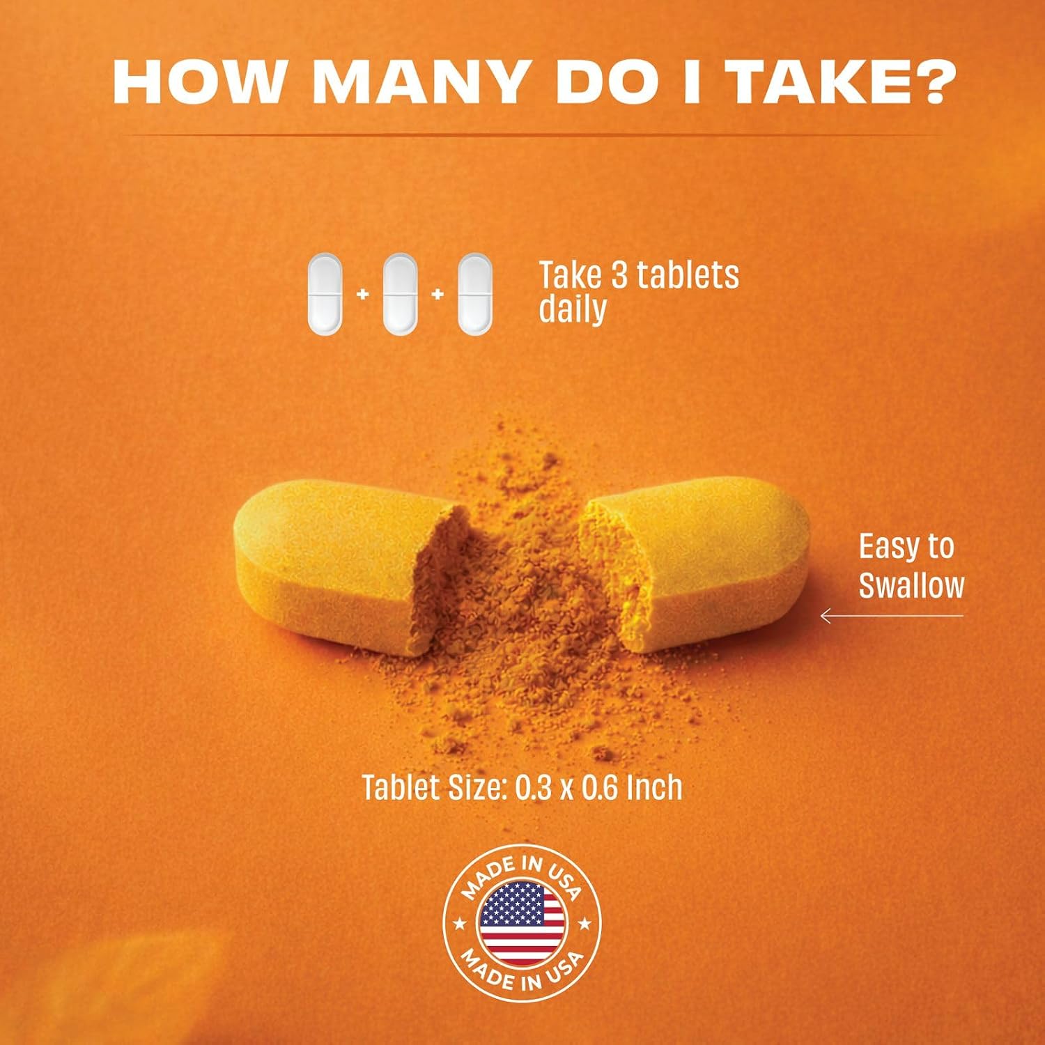 Pomona Wellness Organic Turmeric Supplement 2100 mg, 120 Tablets