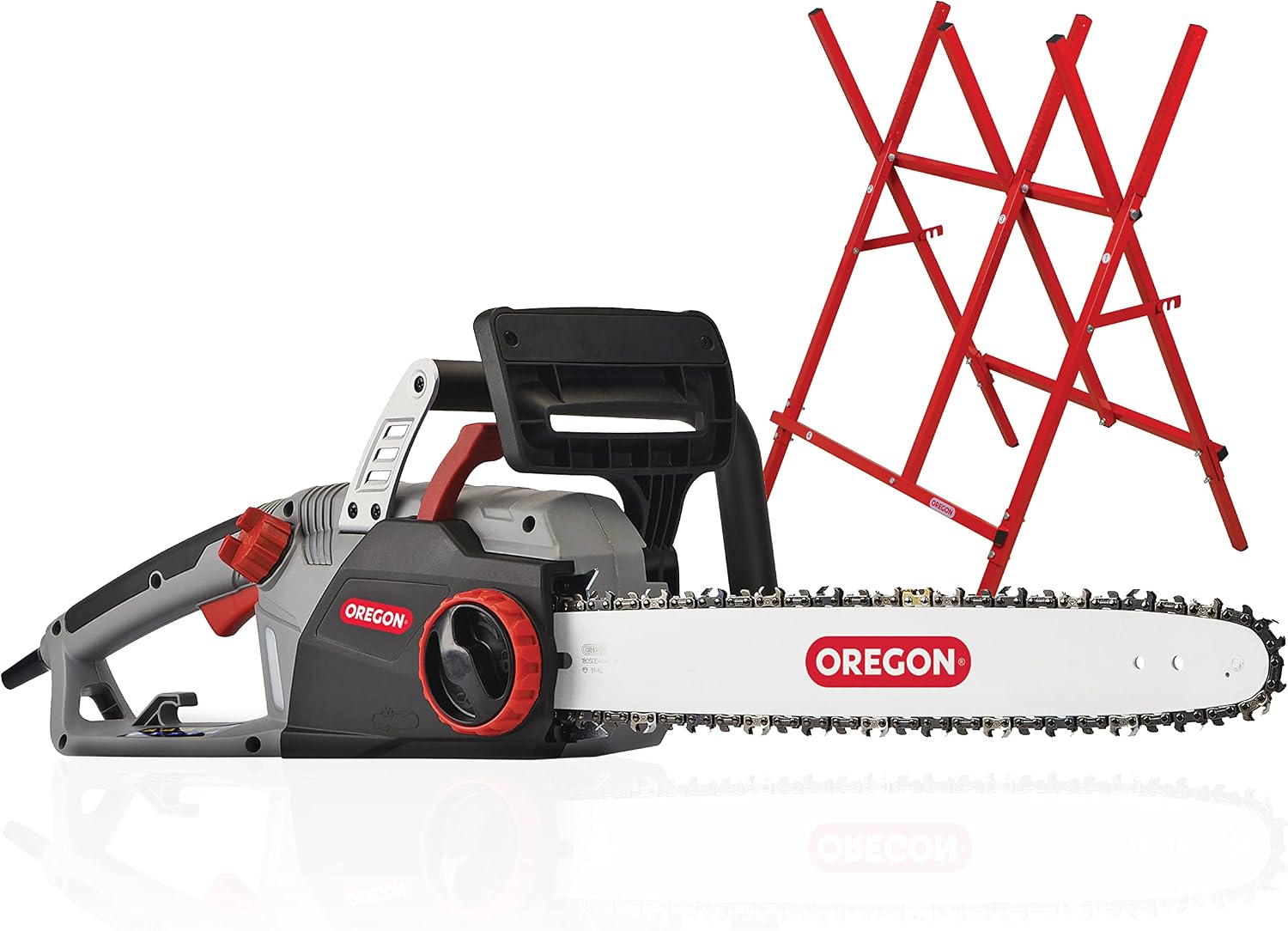 Oregon CS1500 Self-Sharpening Electric Chain Saw | Powerful, 15 Amp, Low Kickback, Self-Sharpening Integrated PowerSharp Chain, Automatic Oiler