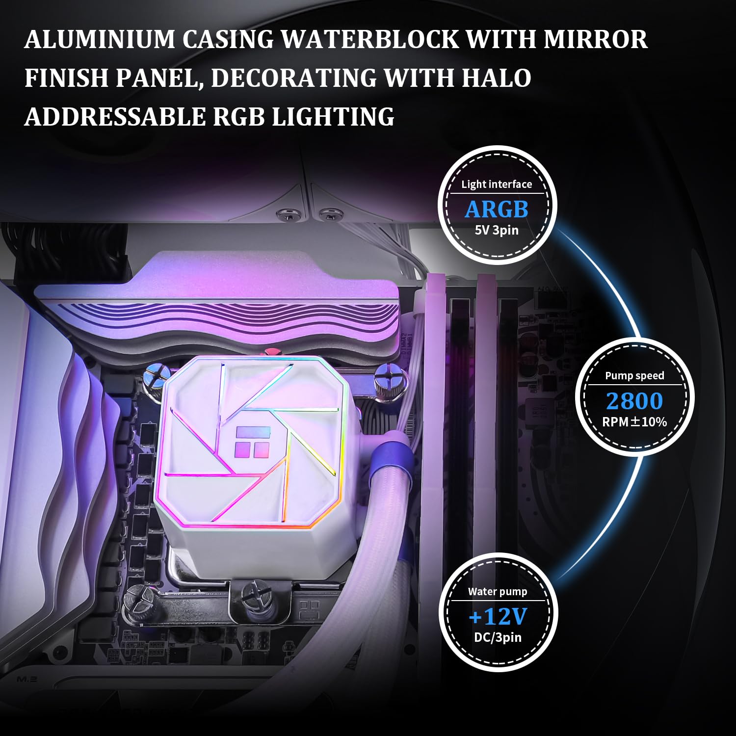 Thermalright Aqua Elite 360 ARGB Liquid CPU Cooler, 360 AIO Cooling Row Size, 3 x 120mm PWM Fans, Computer CPU Cooler,for AMD:AM4/AM5, Intel LGA1851/1150/1151/1200/1700