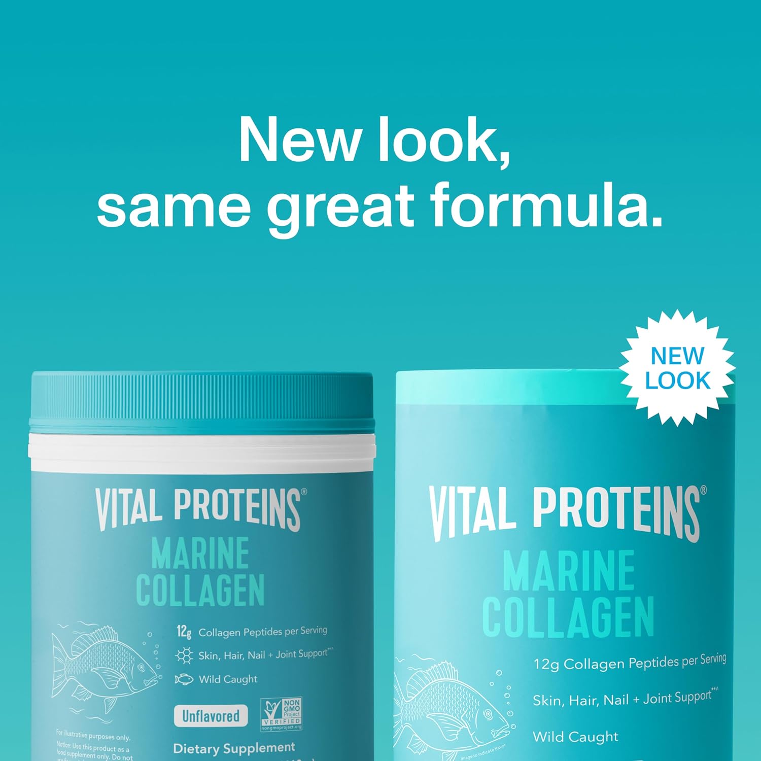 Vital Proteins Marine Collagen, Unflavored Stick Packs, 20 Count | Marine Collagen Peptides, Supports Hair Skin Nails & Joints, 10g Per Packet, Travel-Friendly Stick Packs, 20 Servings